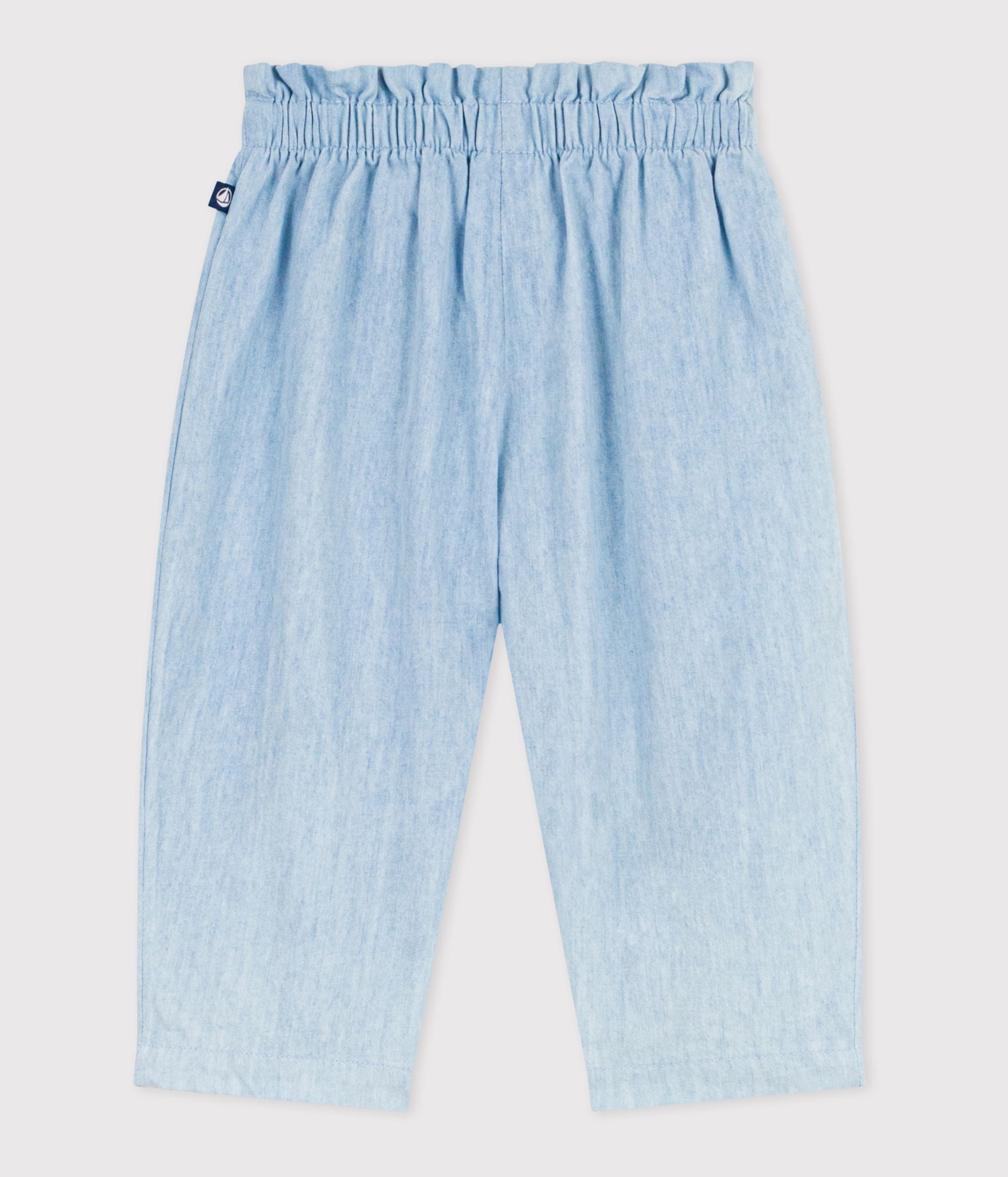 pantalon-bébé-en-chambray
