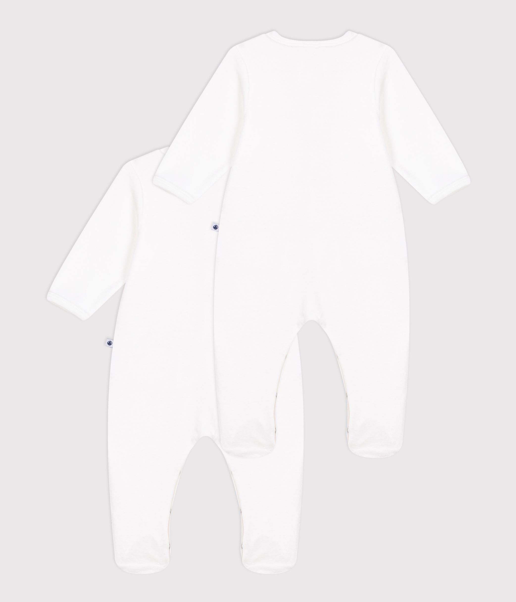 lot-de-2-pyjamas-bébé-en-velours-unis