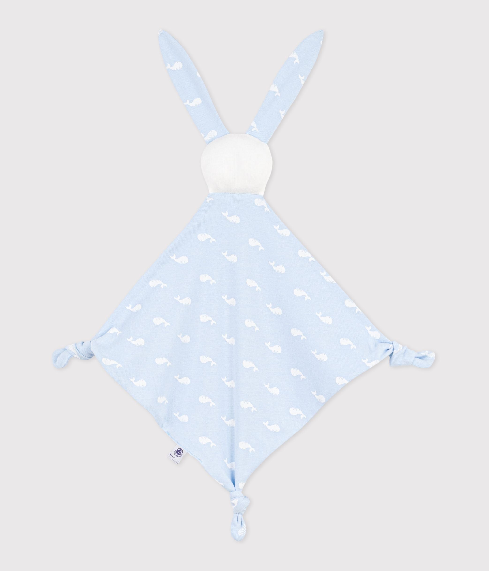 doudou-bébé-en-coton-imprimé-baleine