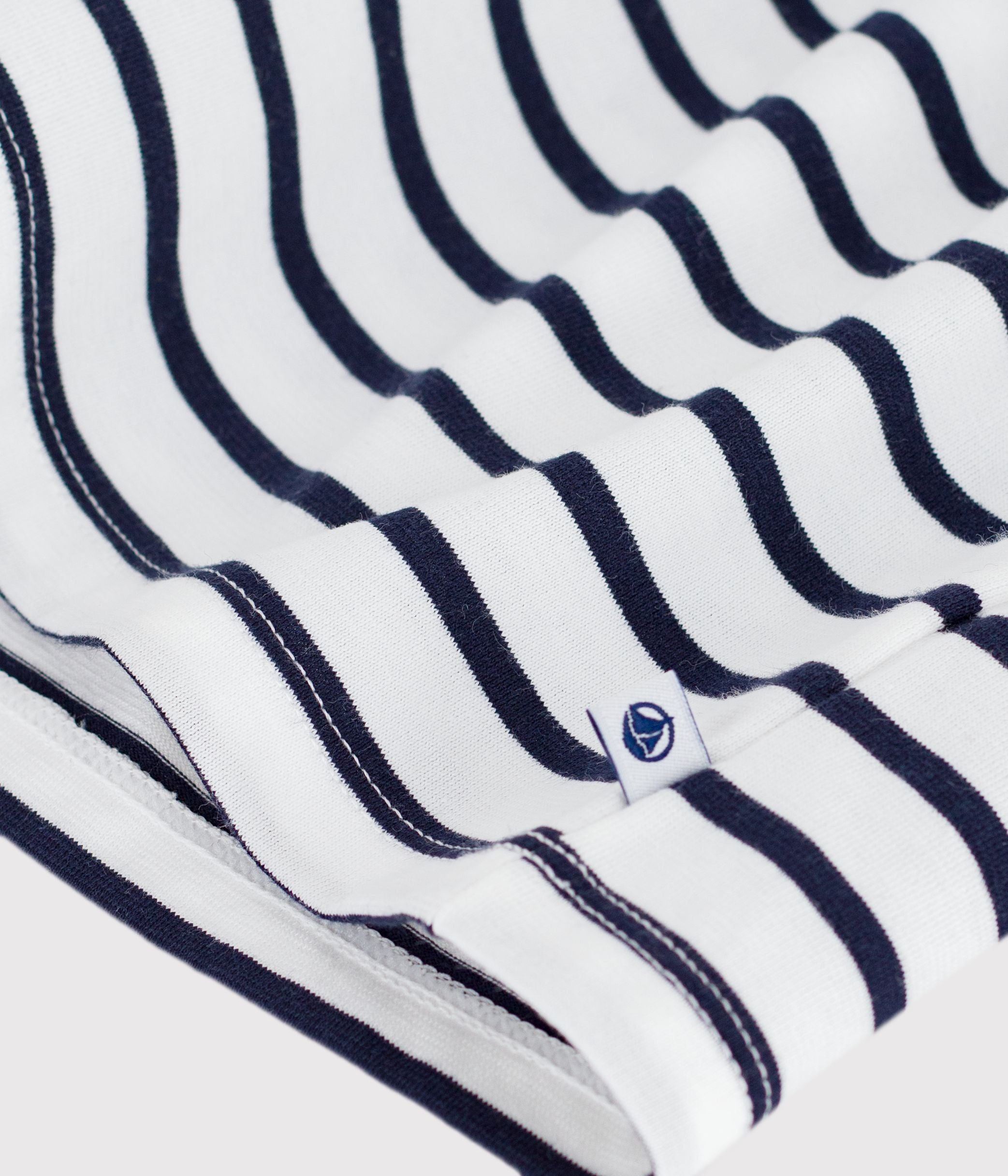 robe-bébé-en-coton-sans-manches,-rayée