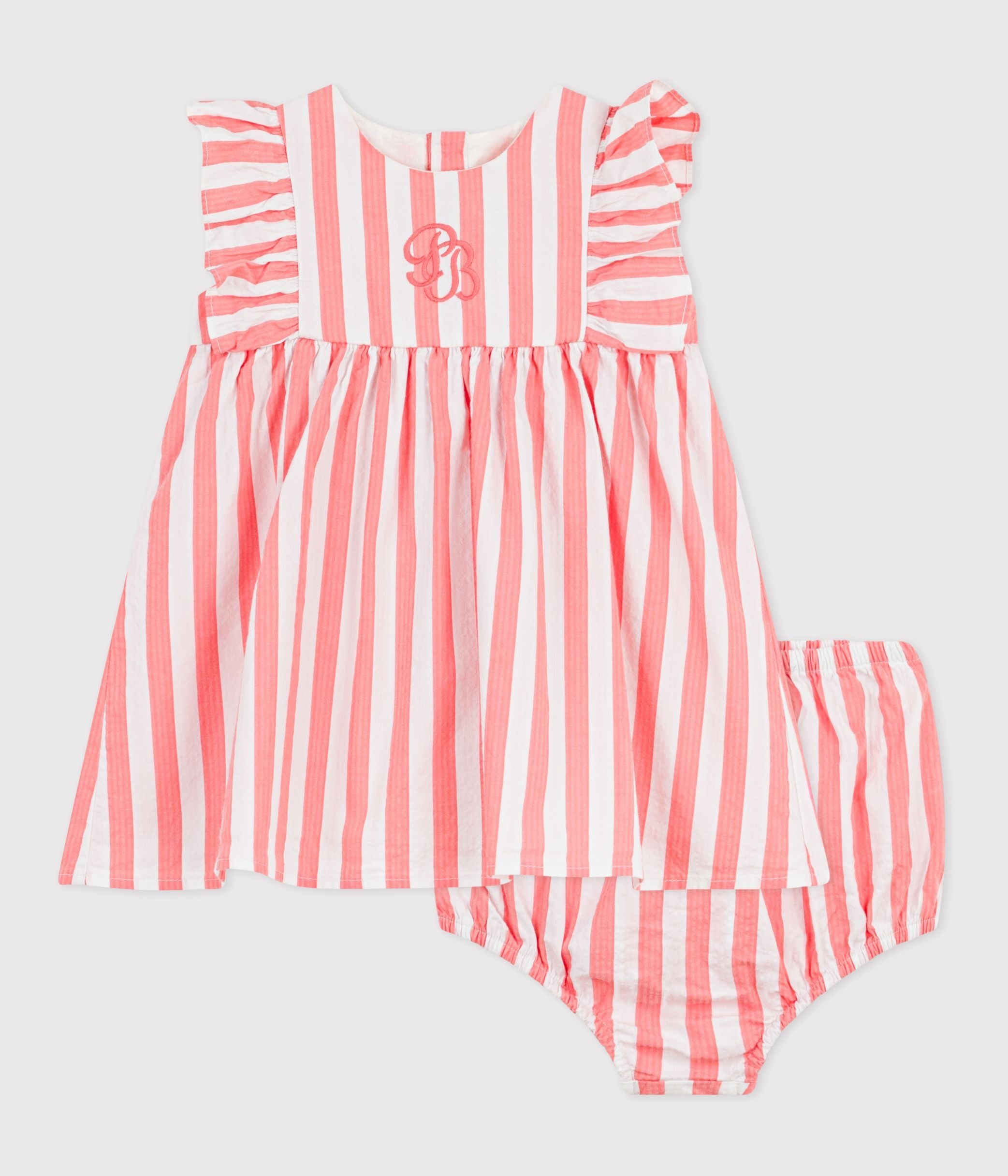 robe-bébé-en-coton-sans-manches-et-son-bloomer-rayés