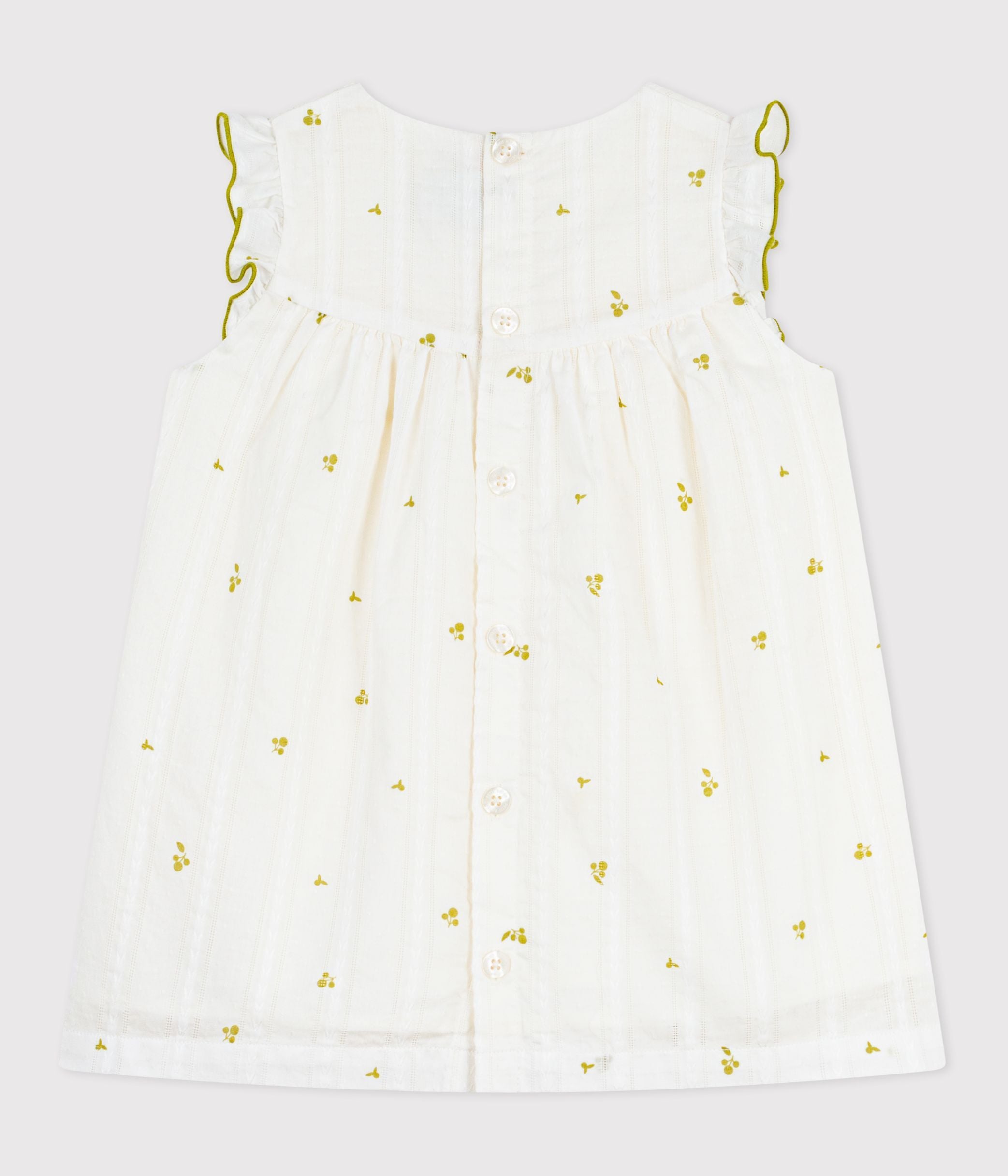 robe-bébé-en-coton-sans-manches-imprimée-fleurs