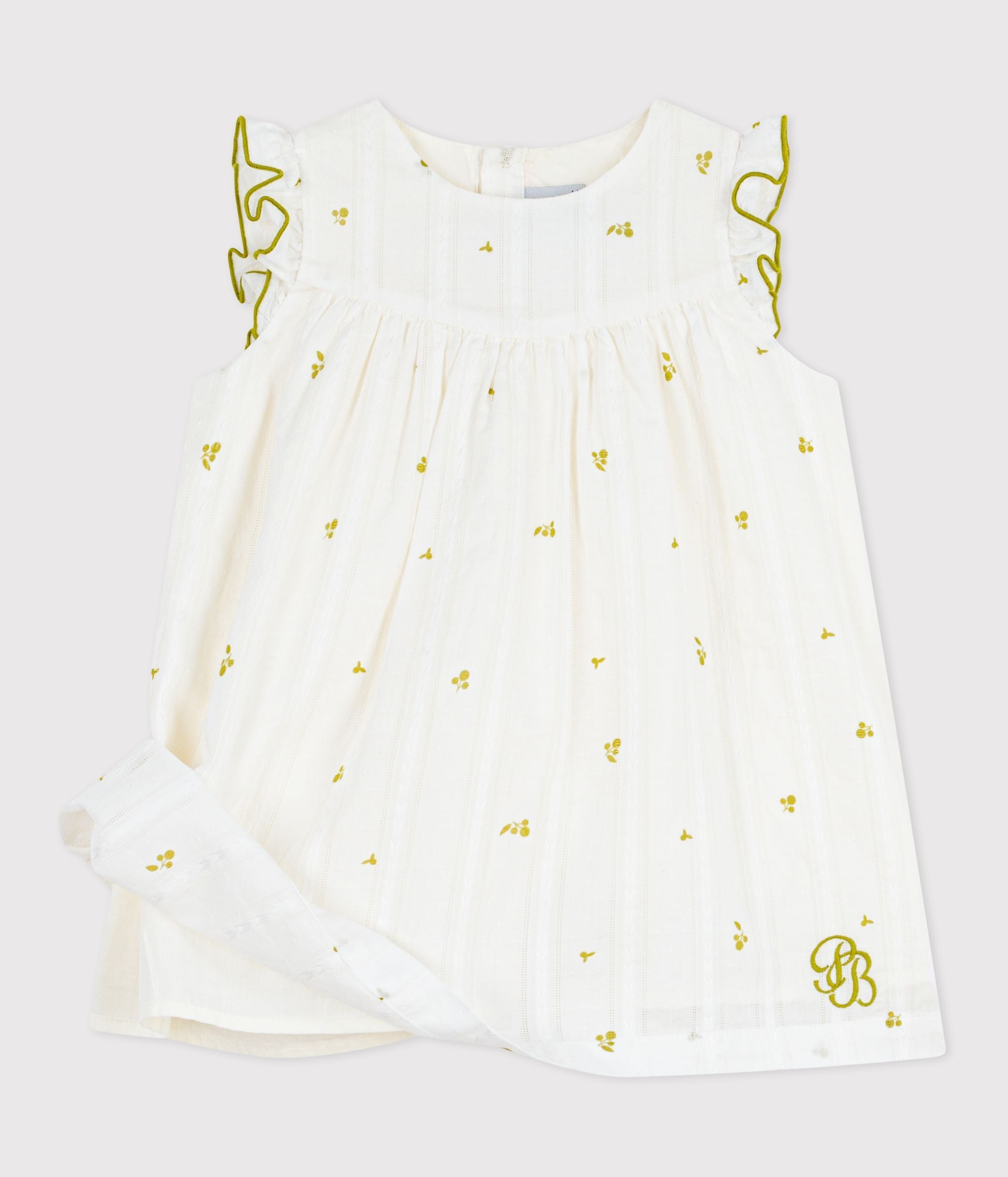 robe-bébé-en-coton-sans-manches-imprimée-fleurs
