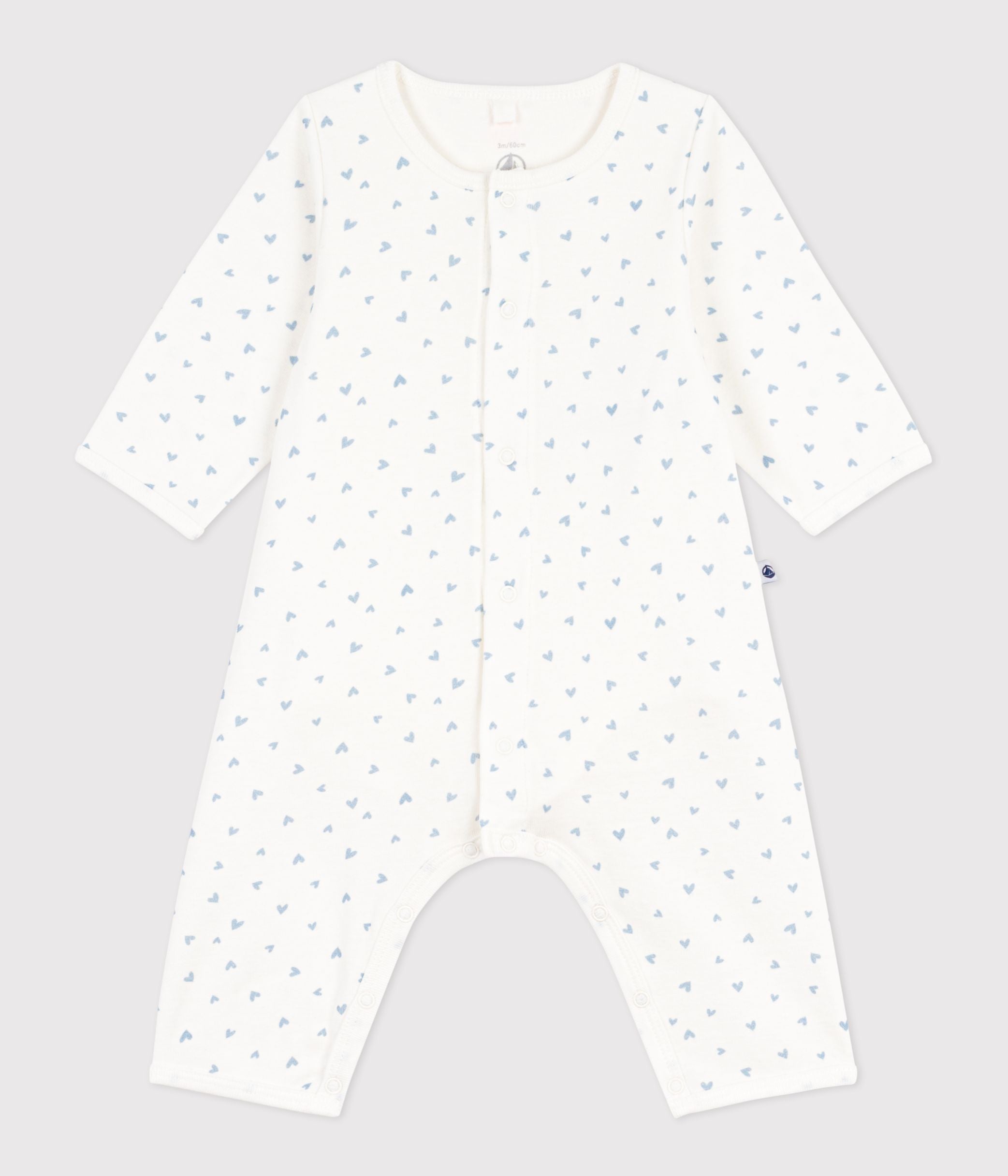 bodyjama-bébé-sans-pieds-en-coton-imprimé-petit-coeurs