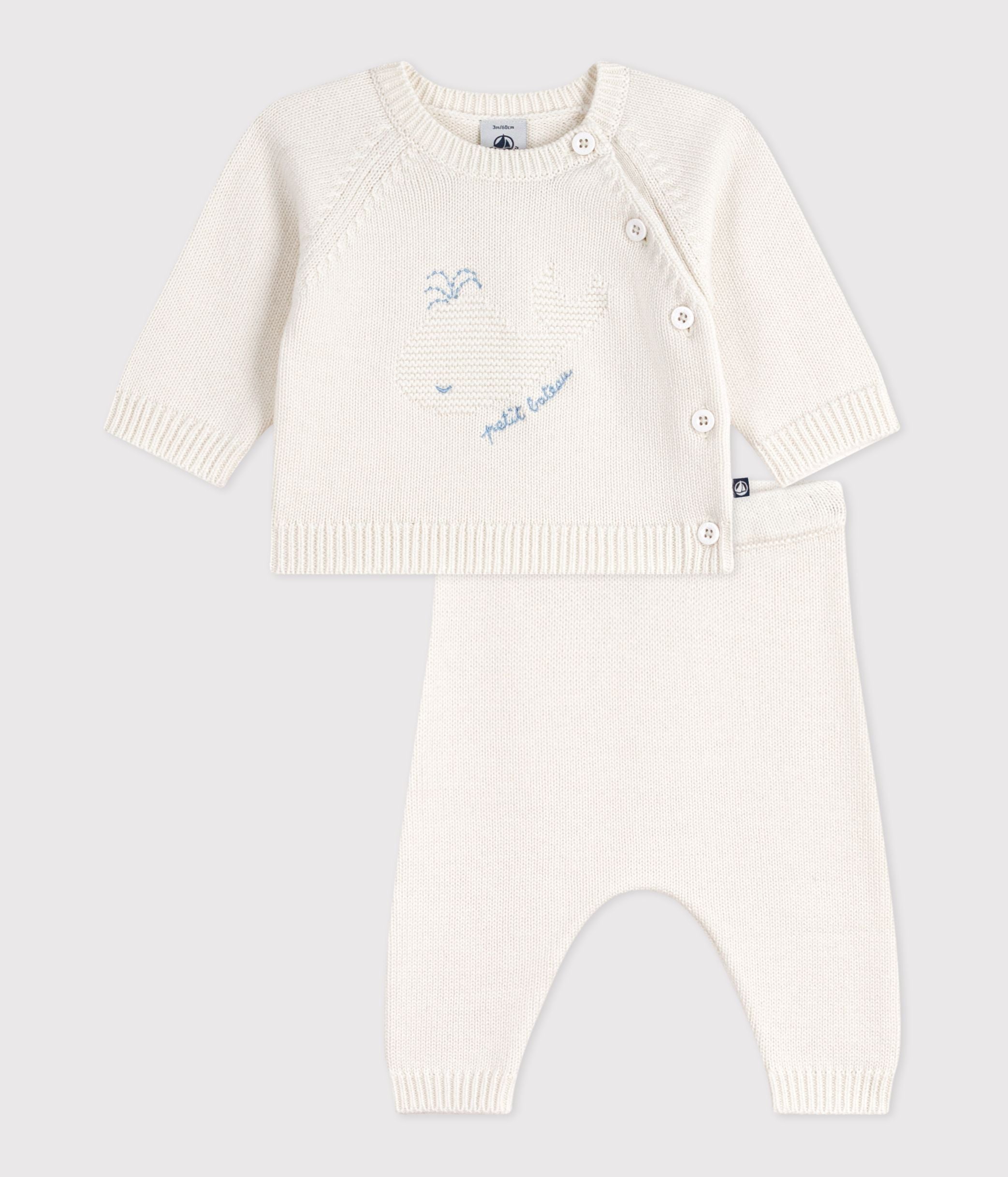 ensemble-2-pièces-bébé-en-tricot-laine-et-coton-et-motif-baleine