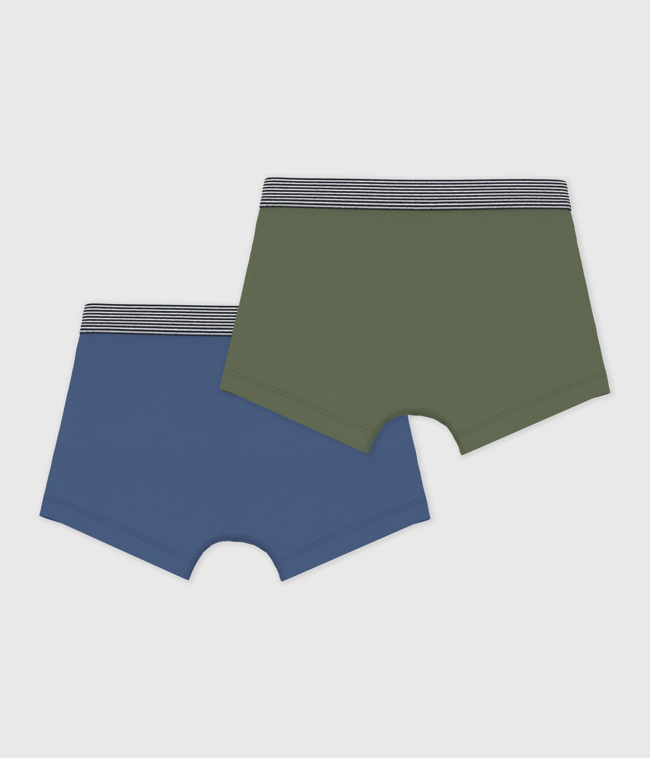 lot-de-2-boxers-enfant-en-coton-et-élasthanne-uni