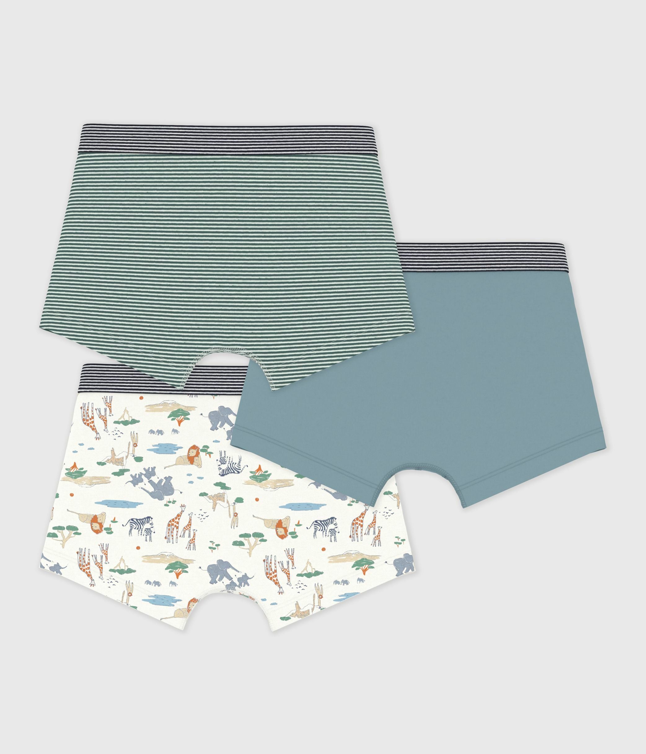 lot-de-3-boxers-enfant-en-coton-imprimé-savane