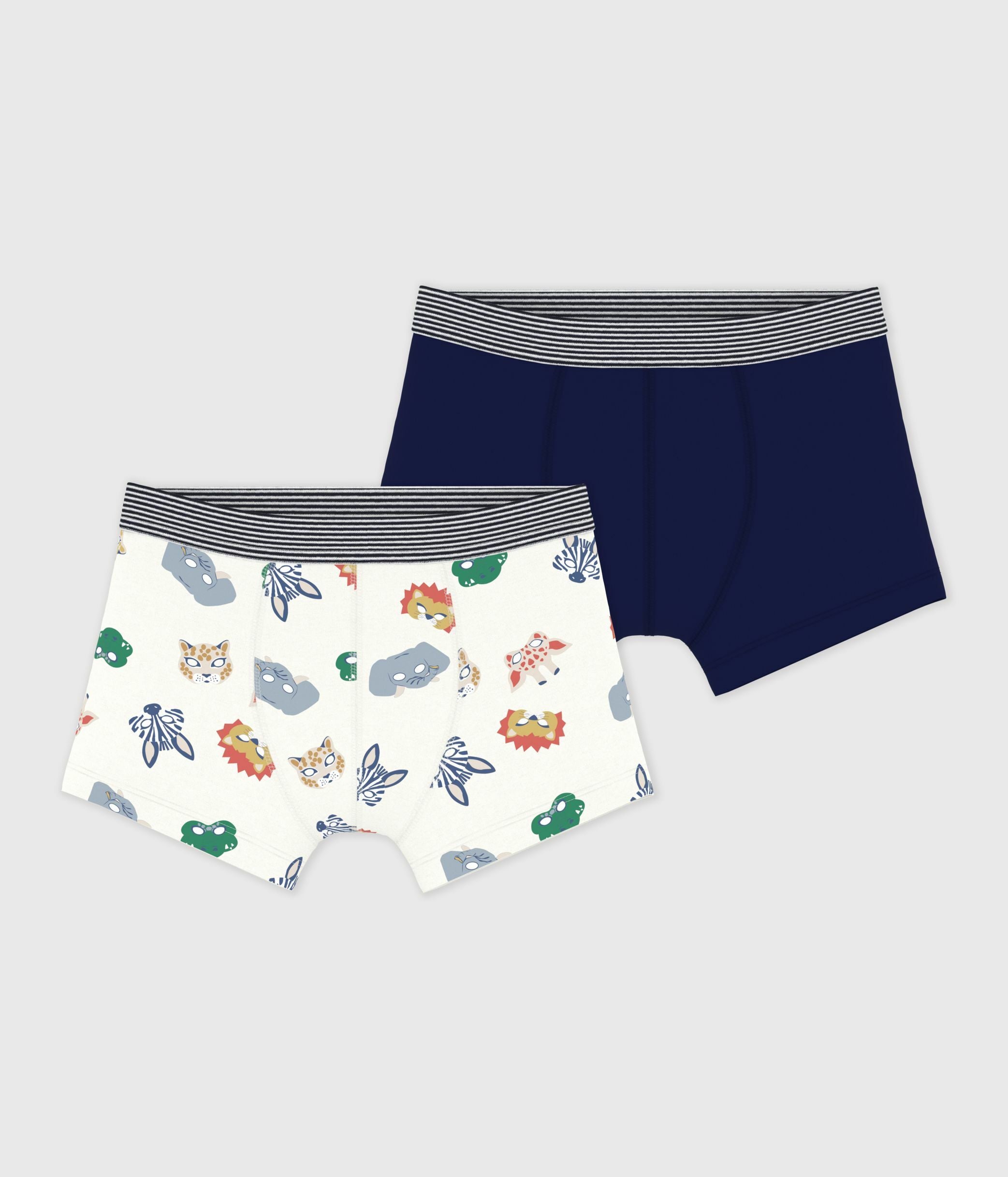 lot-de-2-boxers-enfant-en-coton-imprimé-masques