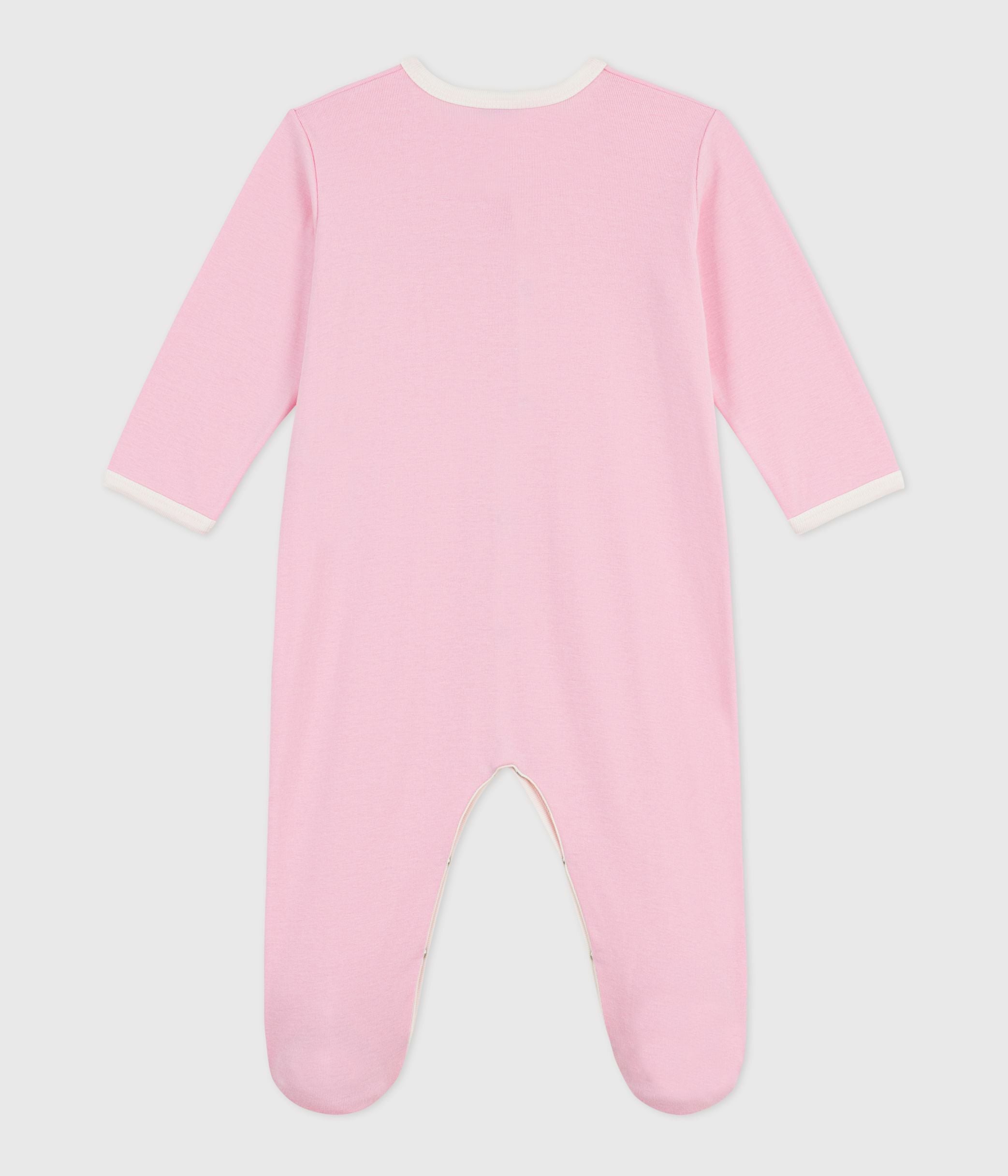 pyjama-bébé-en-coton-uni
