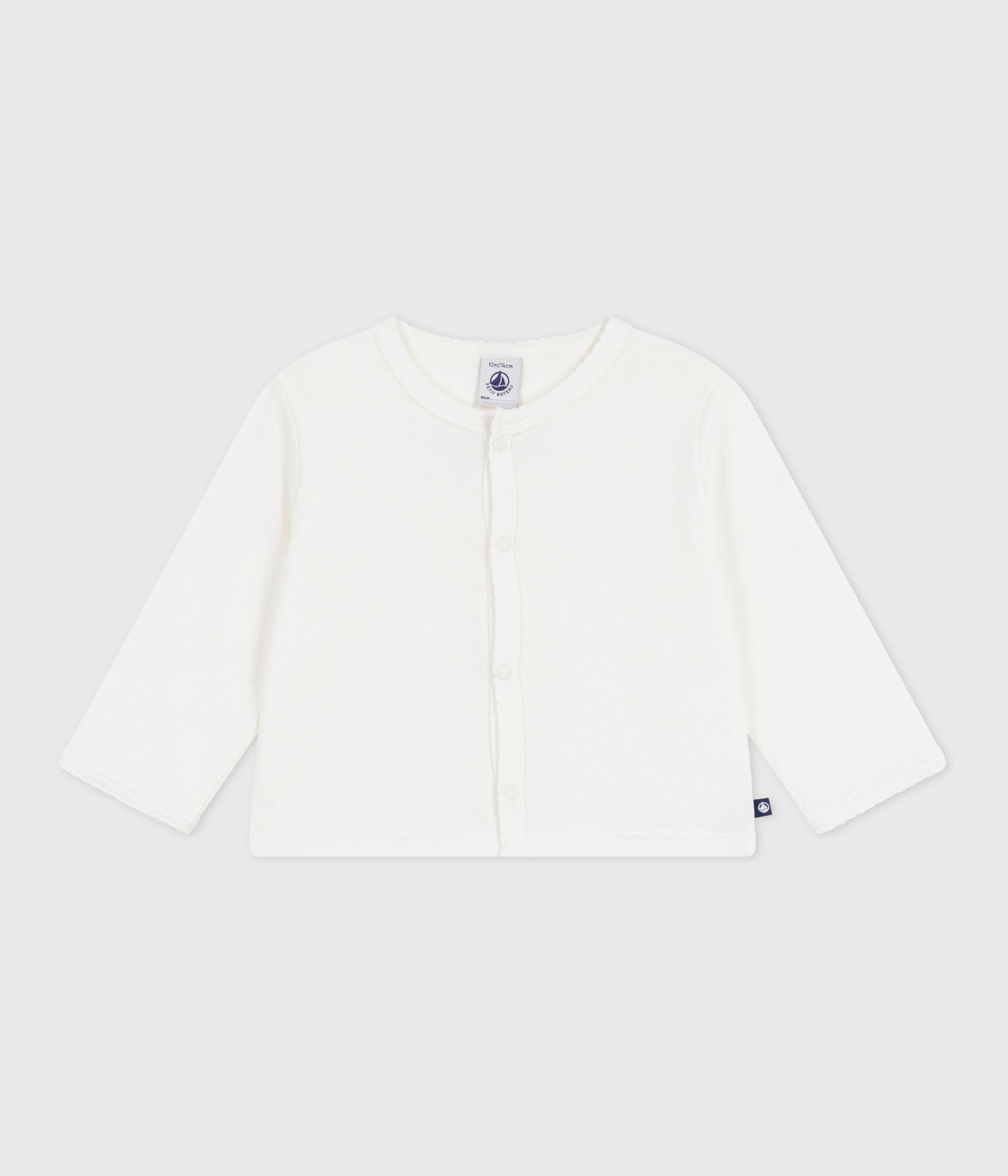 cardigan-bébé-en-coton-uni