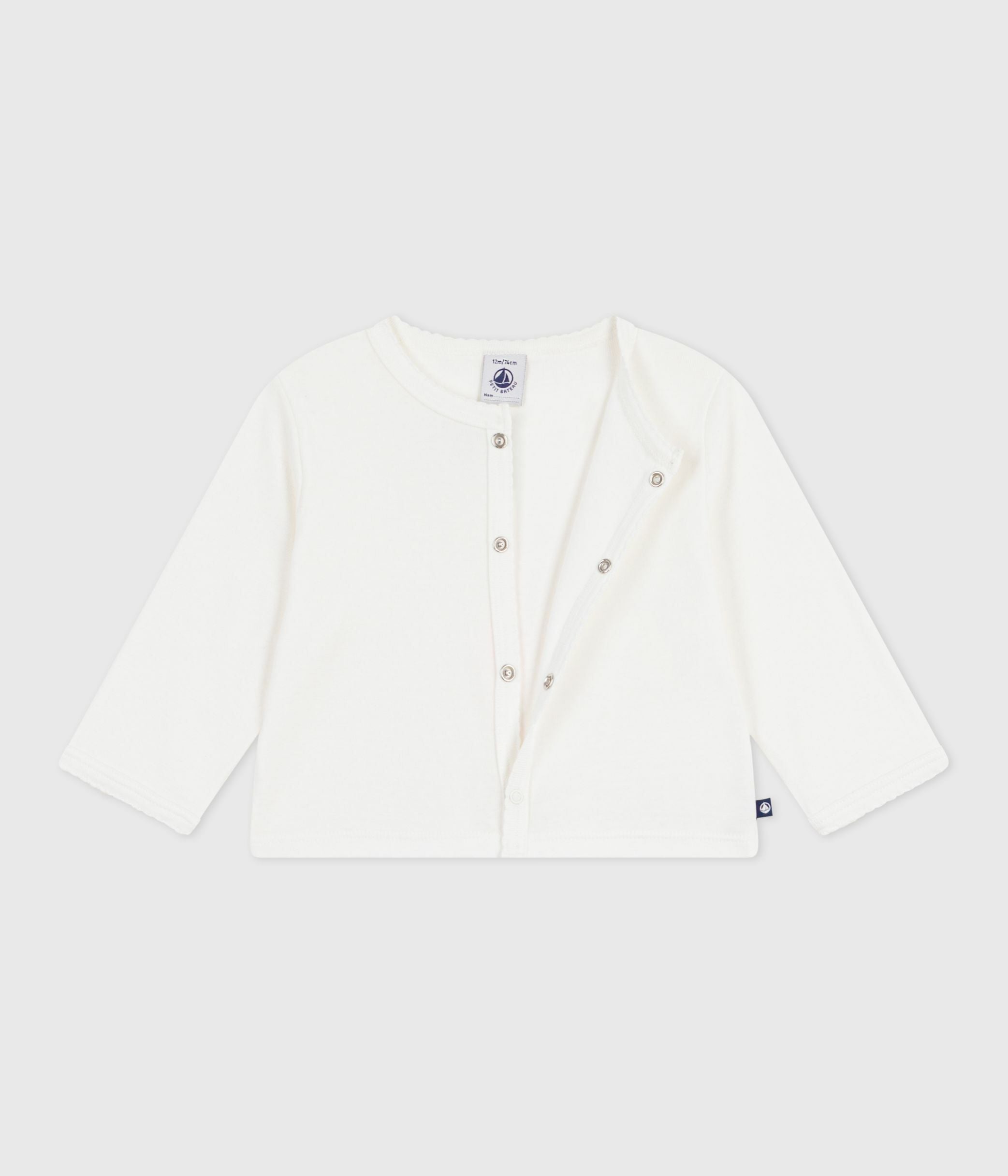 cardigan-bébé-en-coton-uni