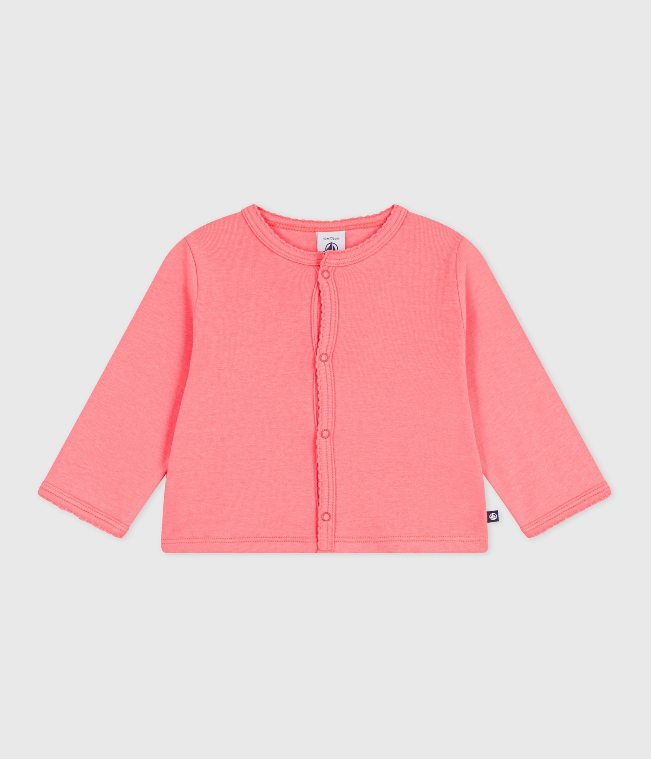 cardigan-bébé-en-coton-uni