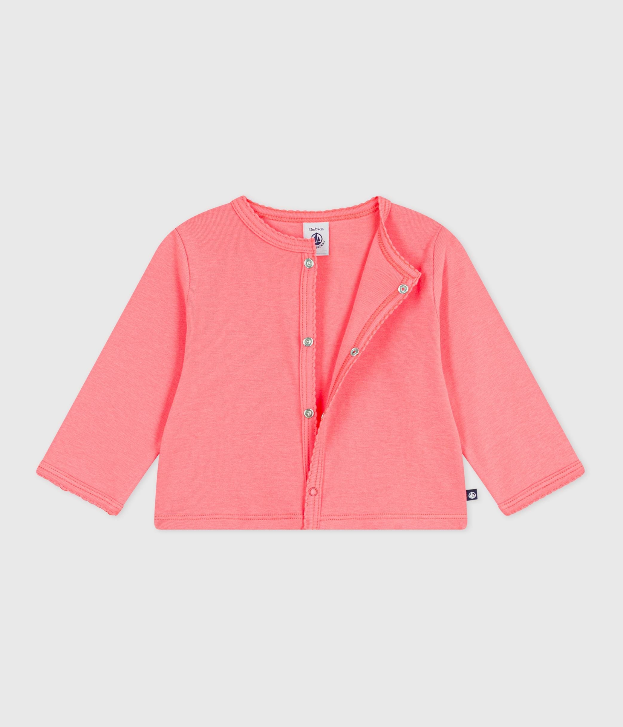 cardigan-bébé-en-coton-uni