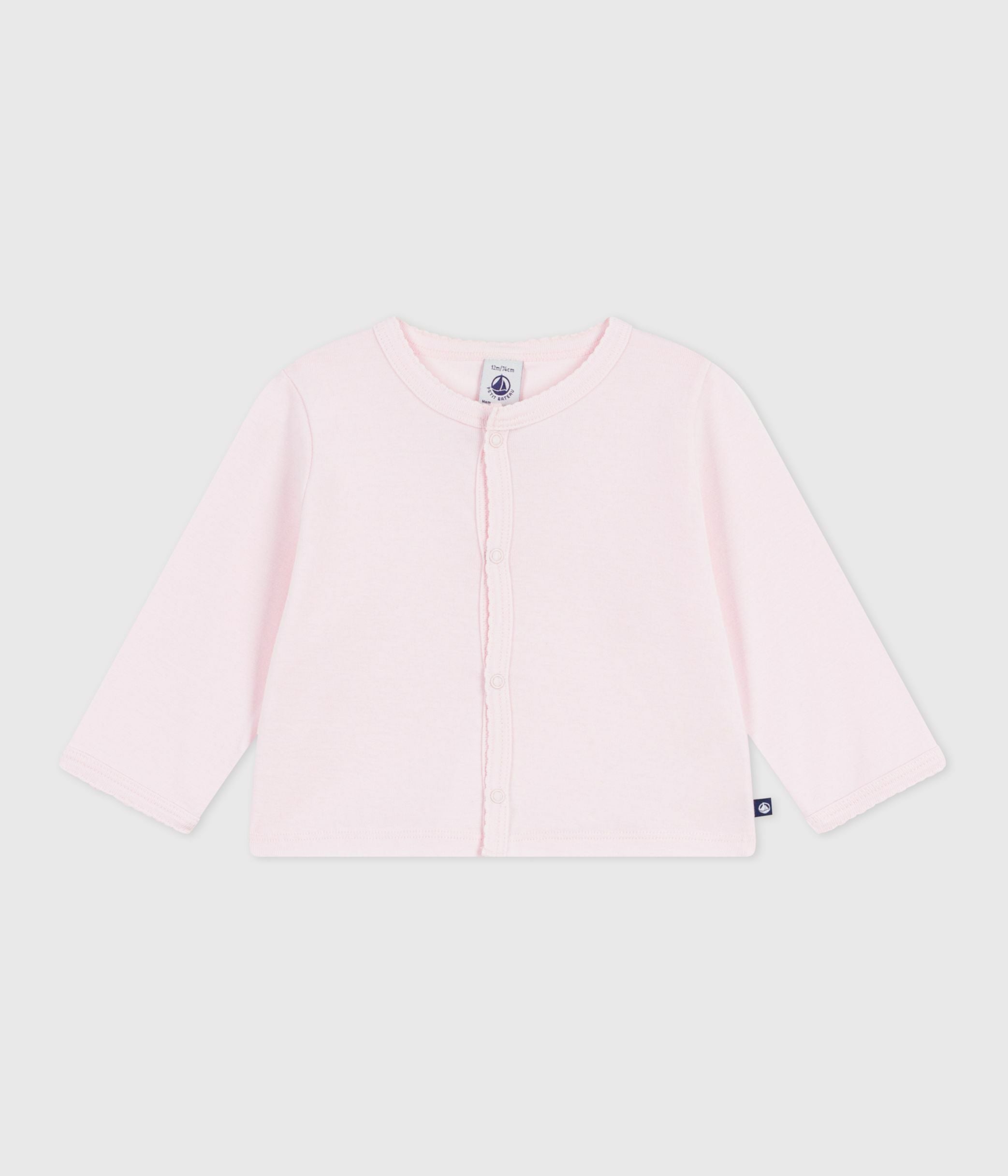 cardigan-bébé-en-coton-uni