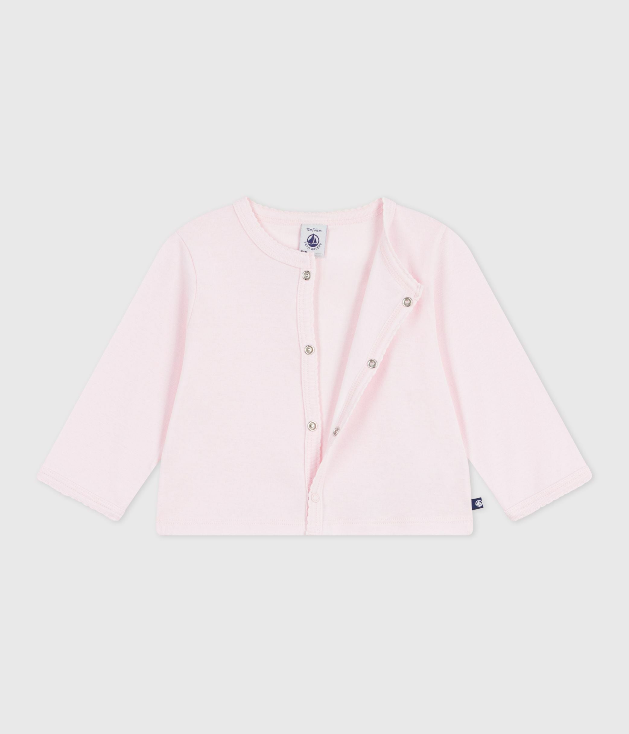 cardigan-bébé-en-coton-uni
