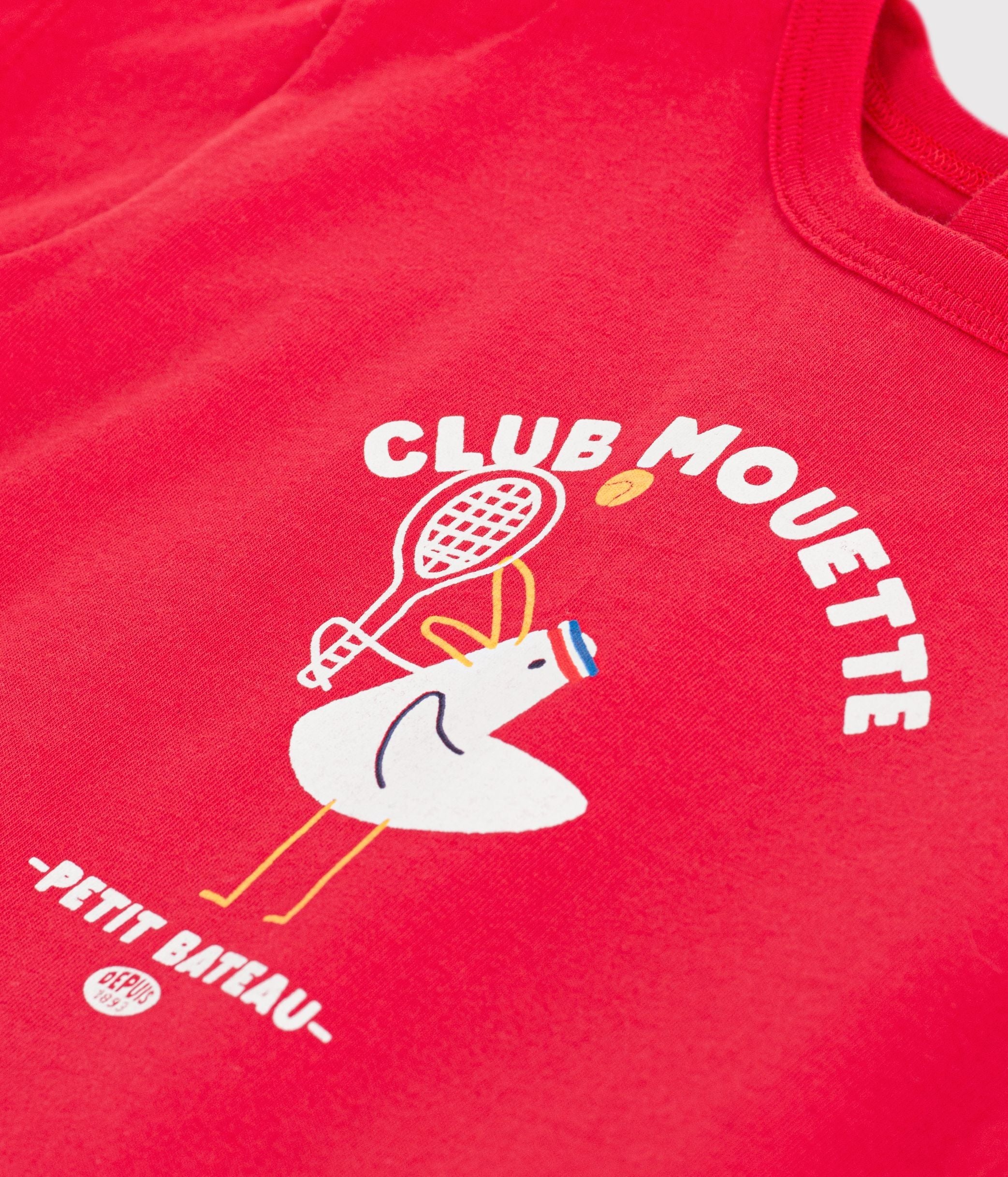 tee-shirt-bébé-en-coton-à-manches-courtes,-motif-mouette