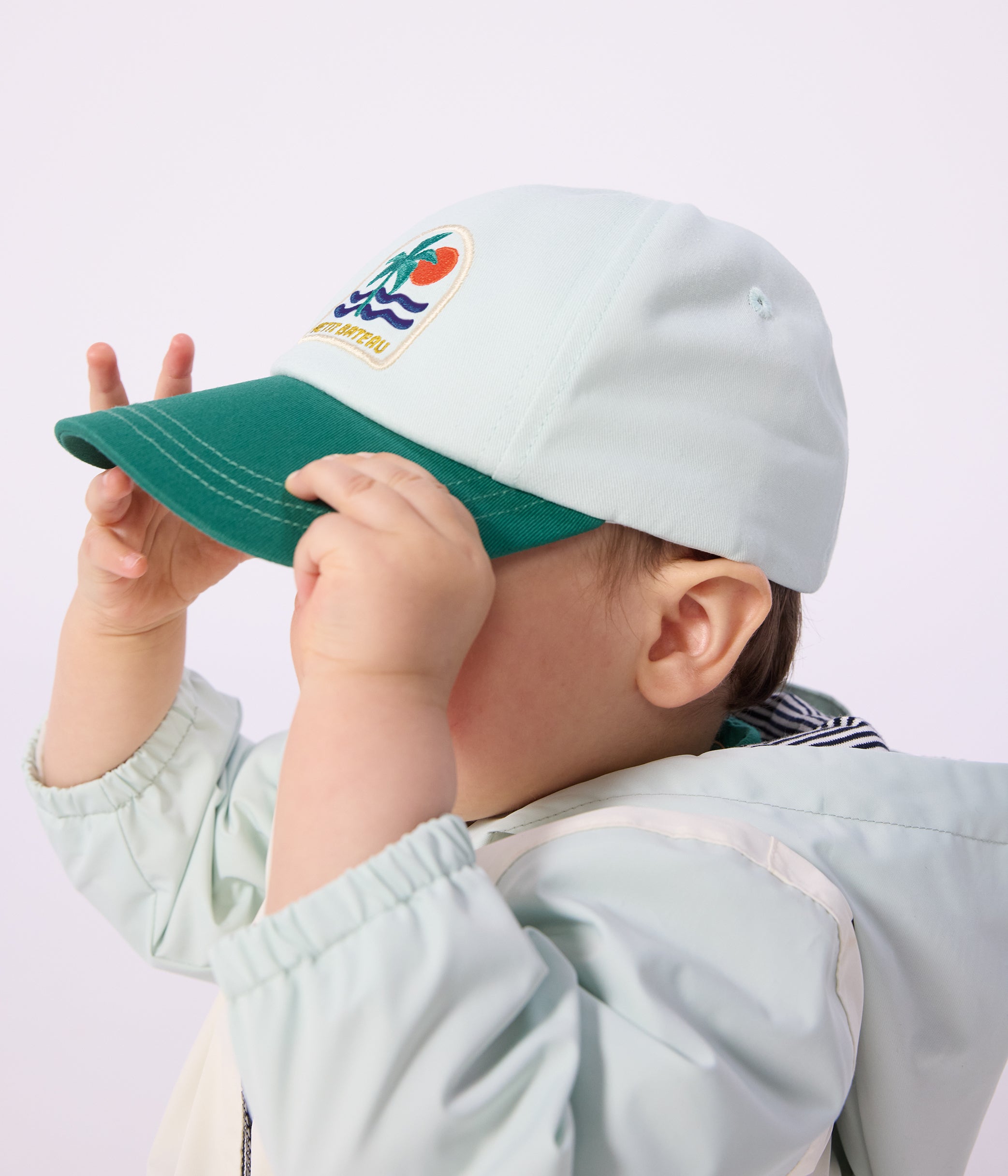 coupe-vent-bébé-imprimé-colorblock,-doublure-milleraies