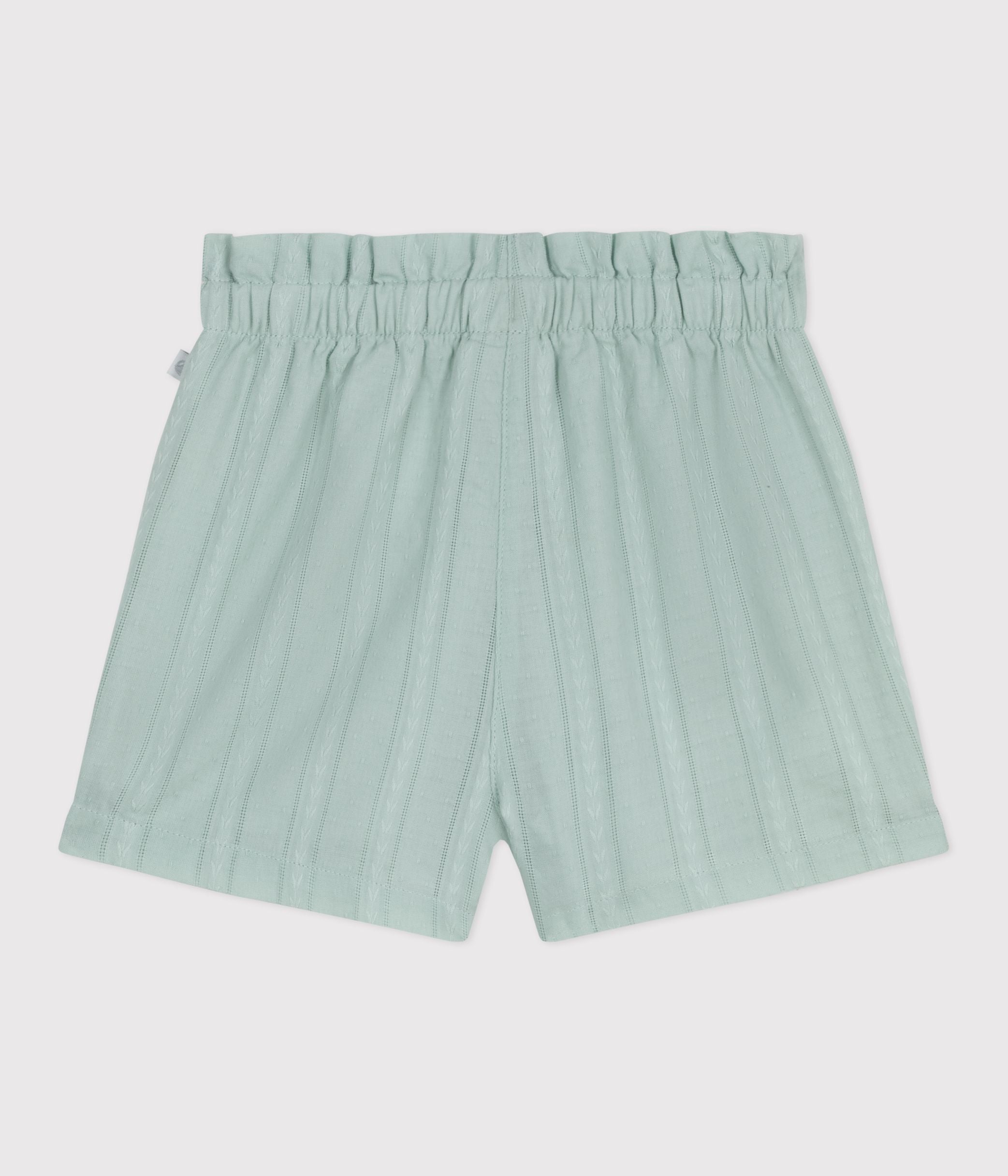 short-bébé-en-coton-uni