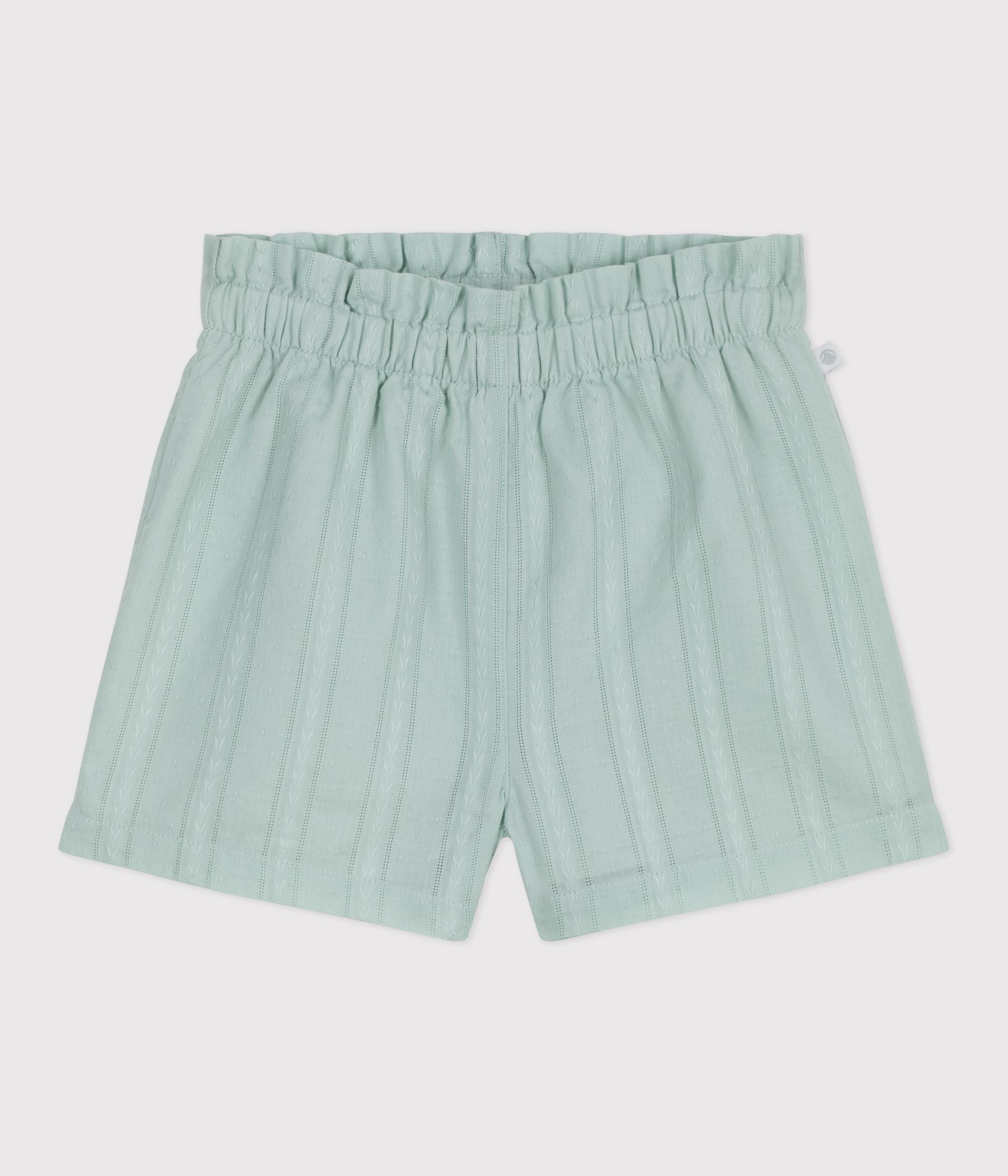 short-bébé-en-coton-uni