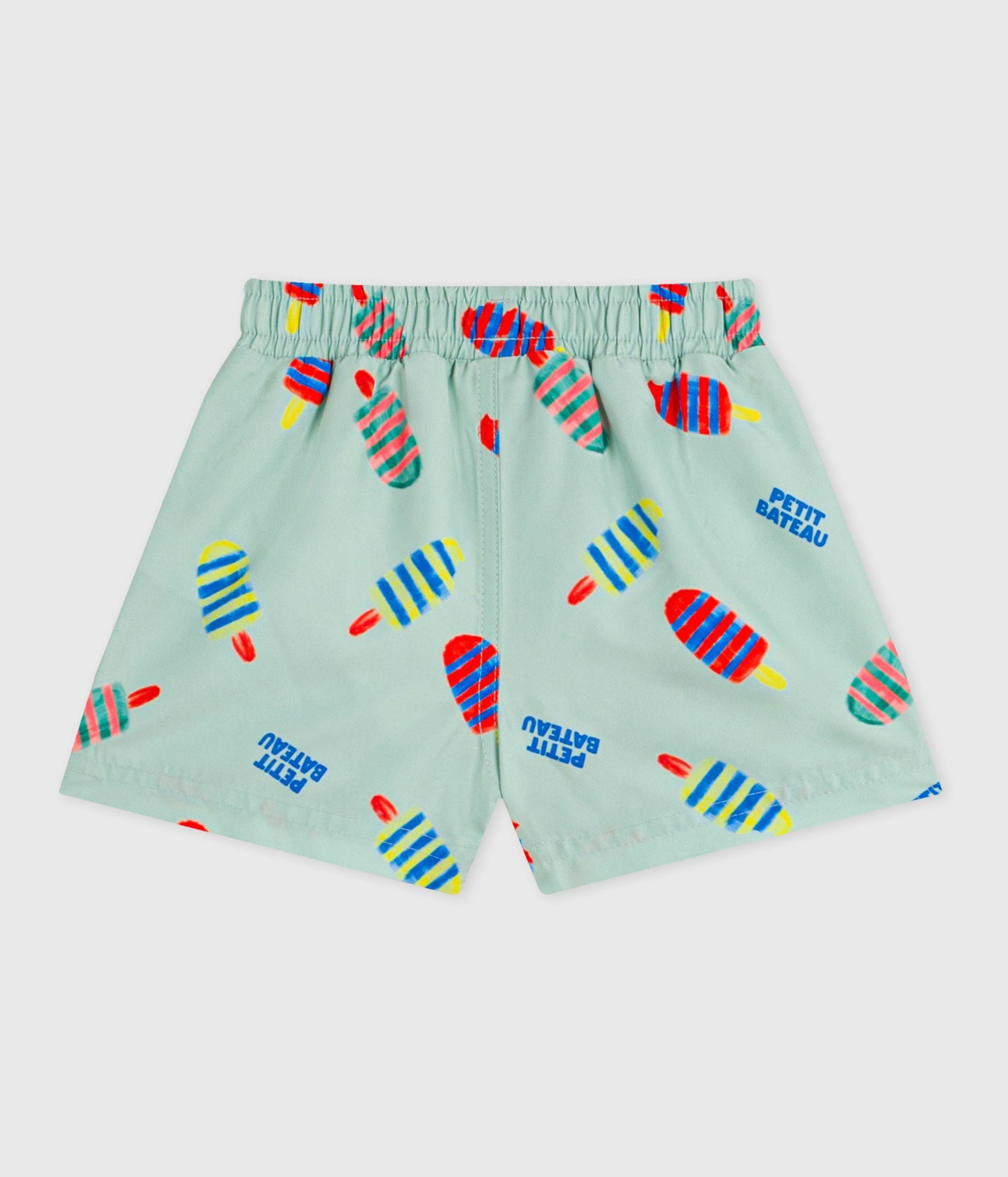 short-de-bain-bébé,-imprimé-glaces