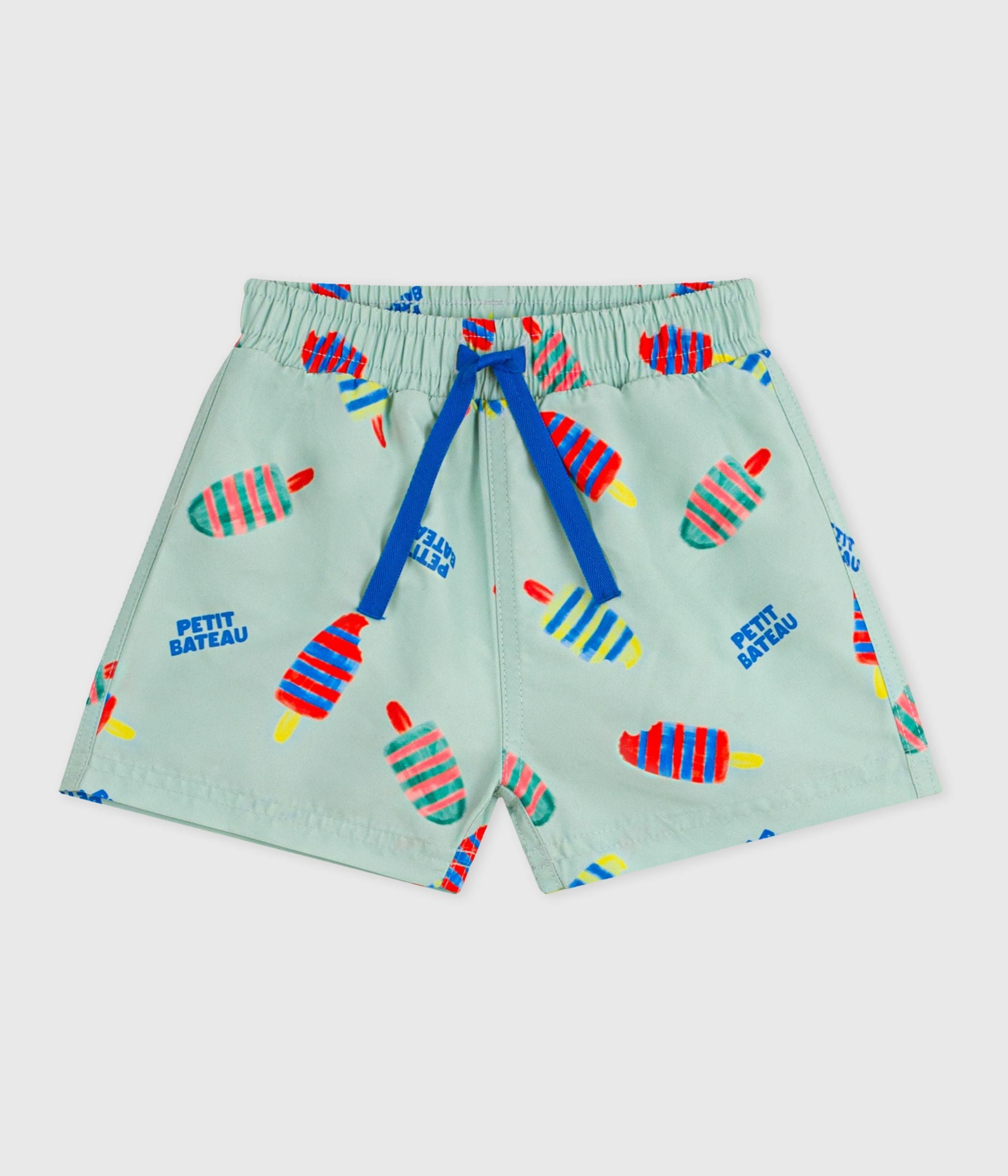 short-de-bain-bébé,-imprimé-glaces