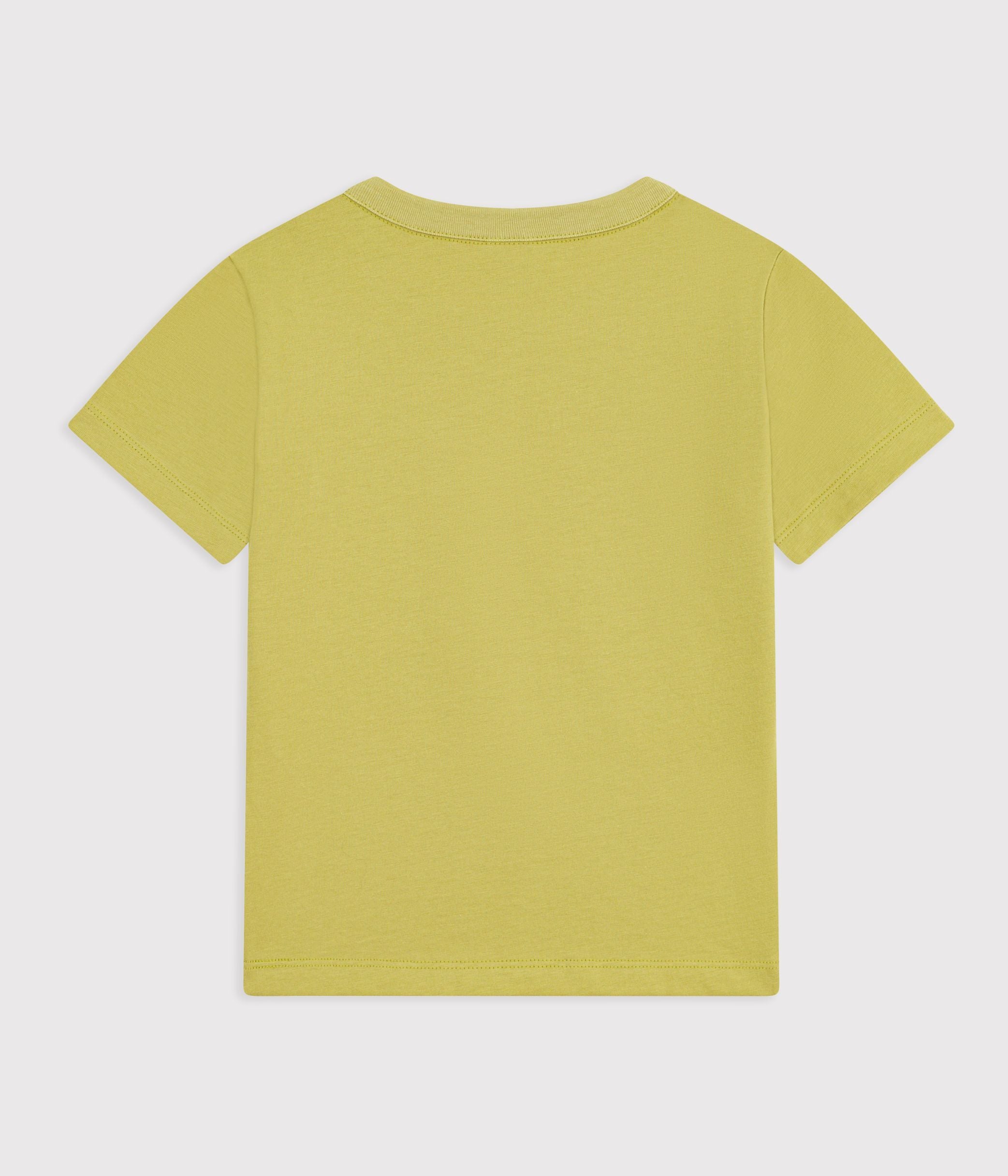 tee-shirt-enfant-manches-courtes-en-coton-uni