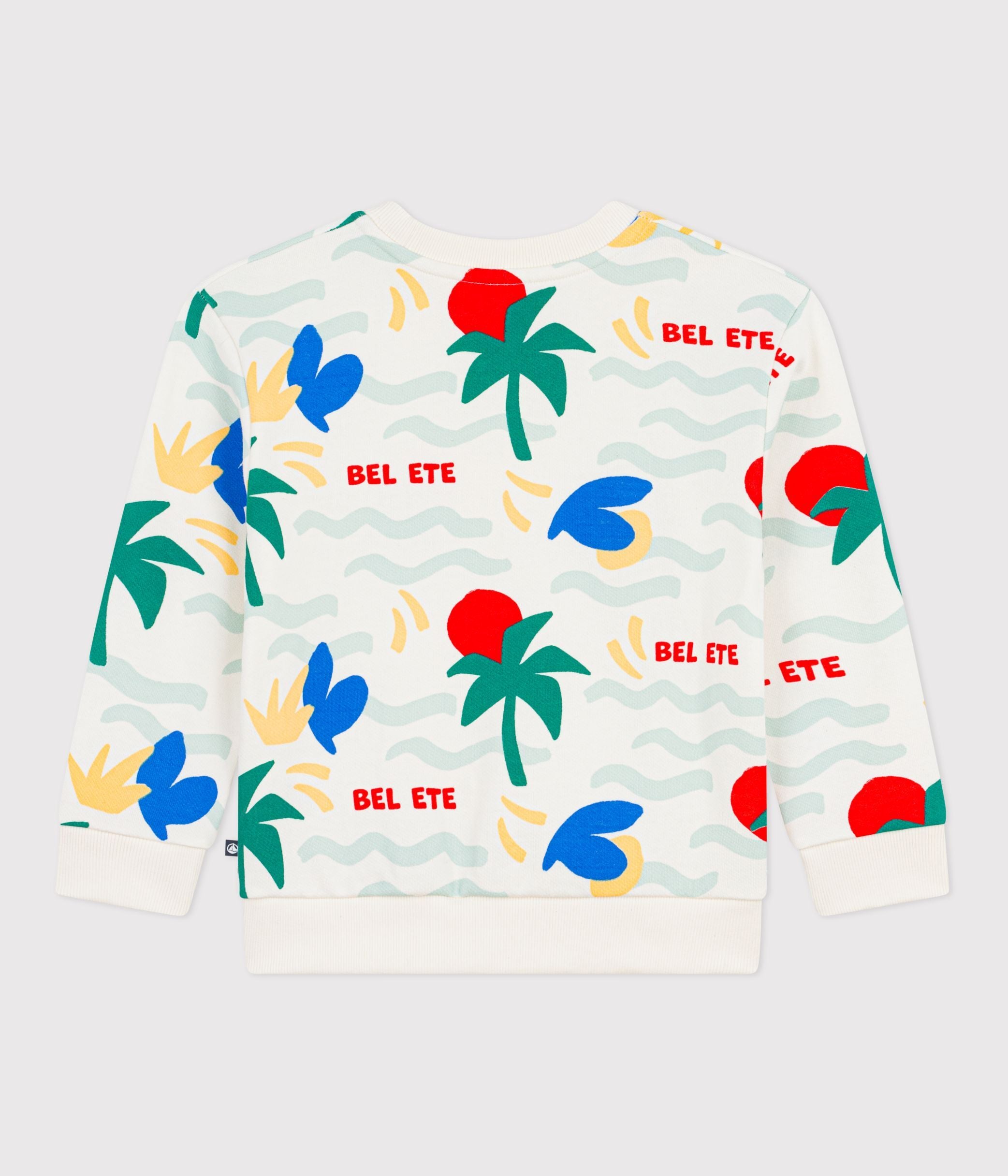 sweatshirt-enfant-en-coton-imprimé