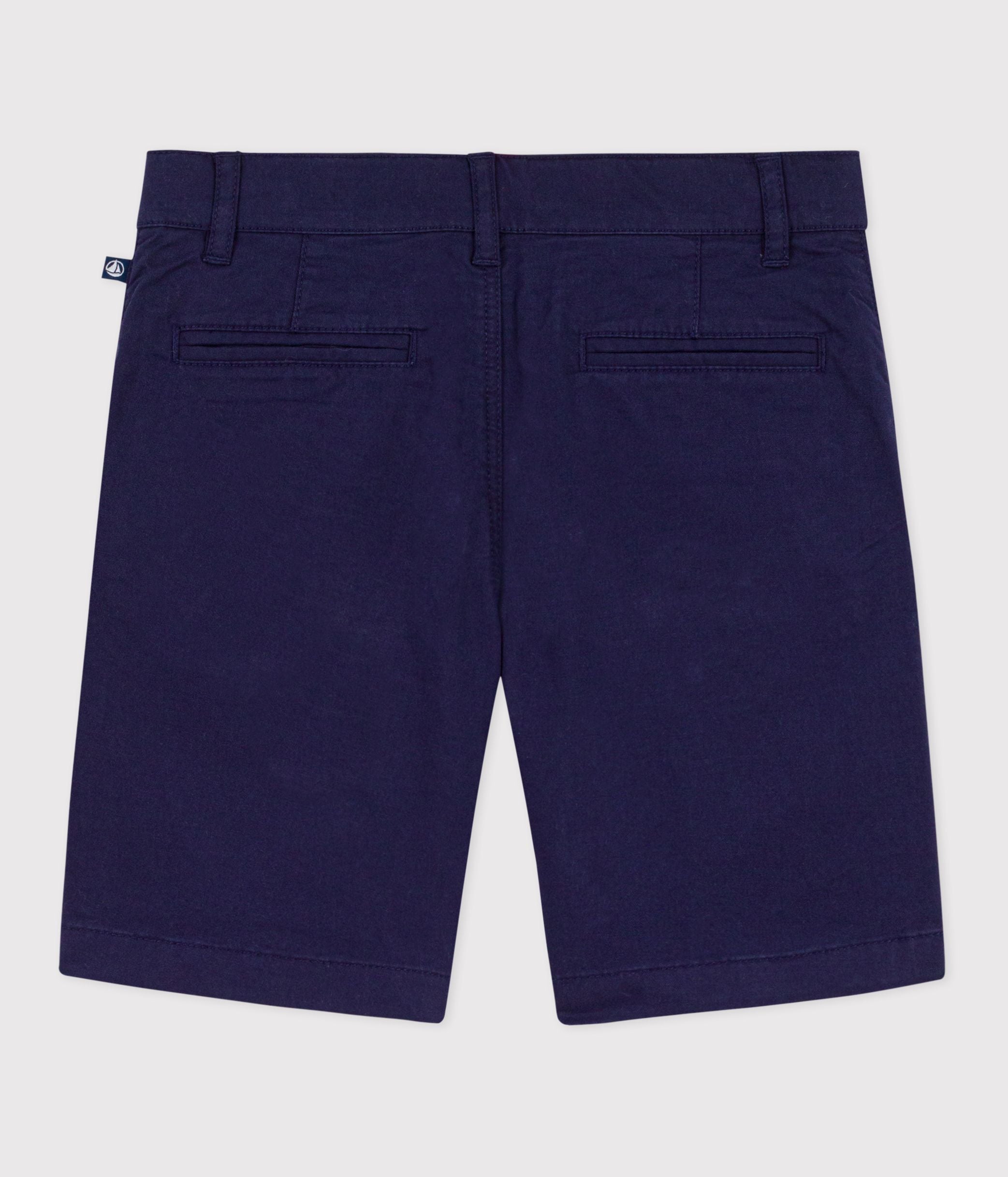 bermuda-short-enfant-en-coton-uni