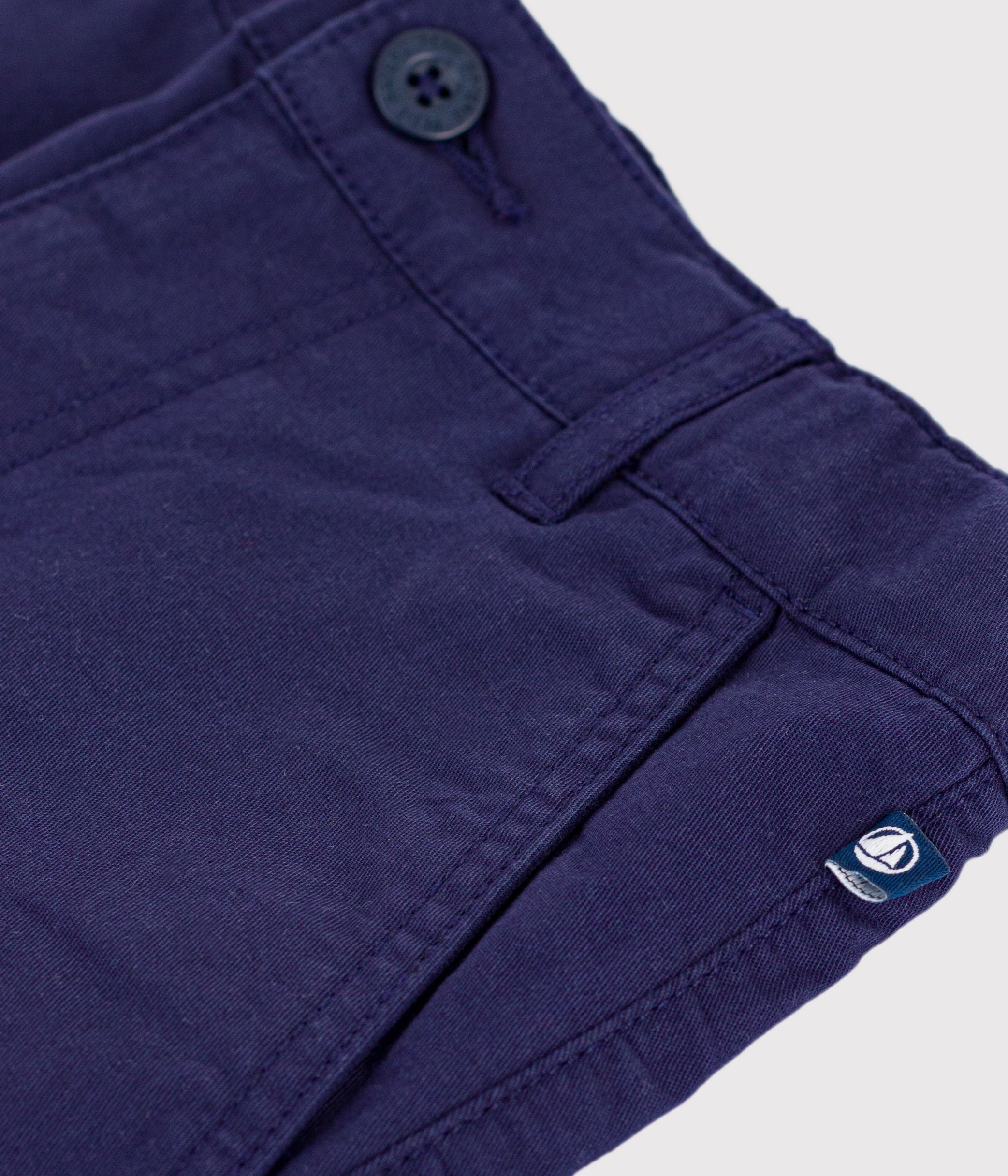 bermuda-short-enfant-en-coton-uni