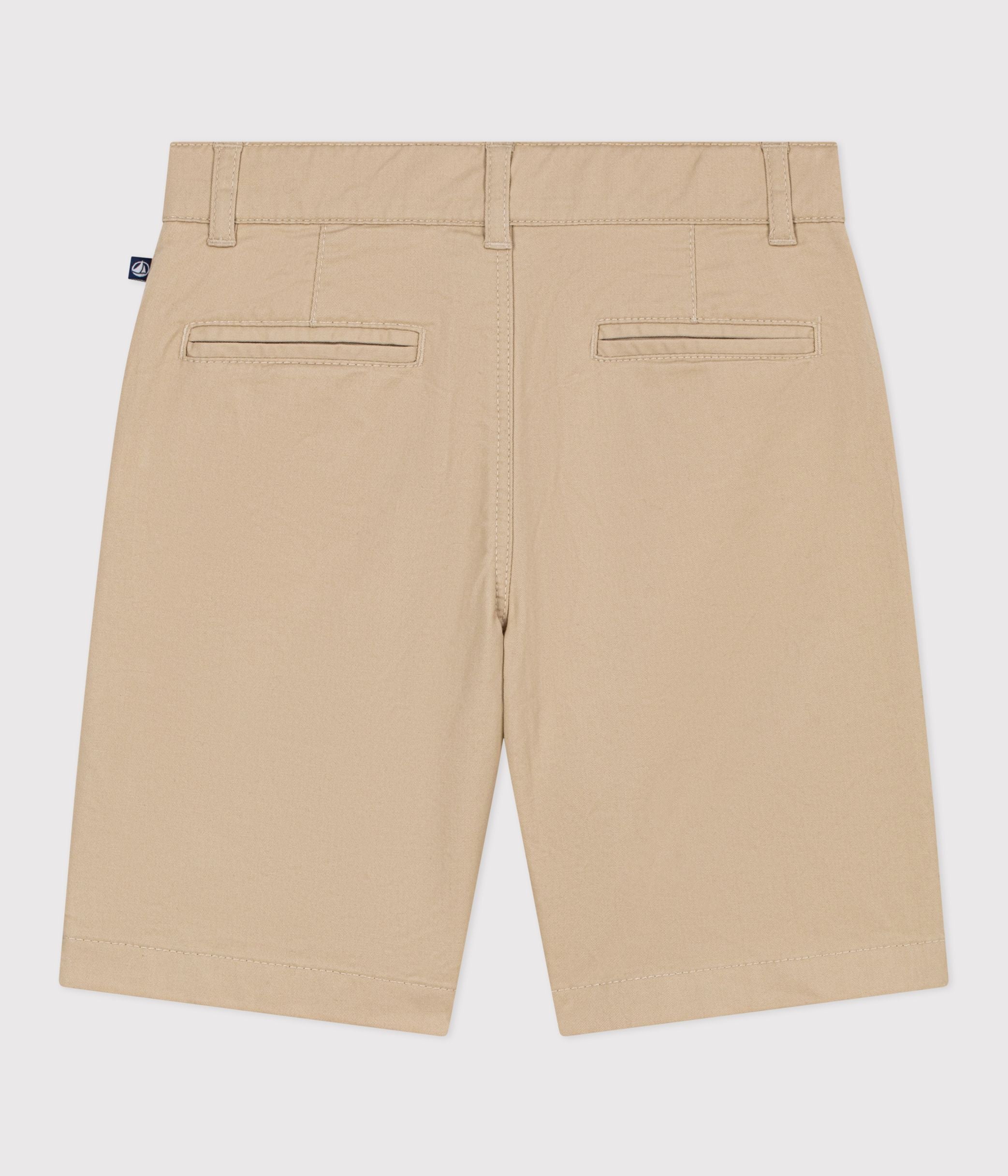 bermuda-short-enfant-en-coton-uni