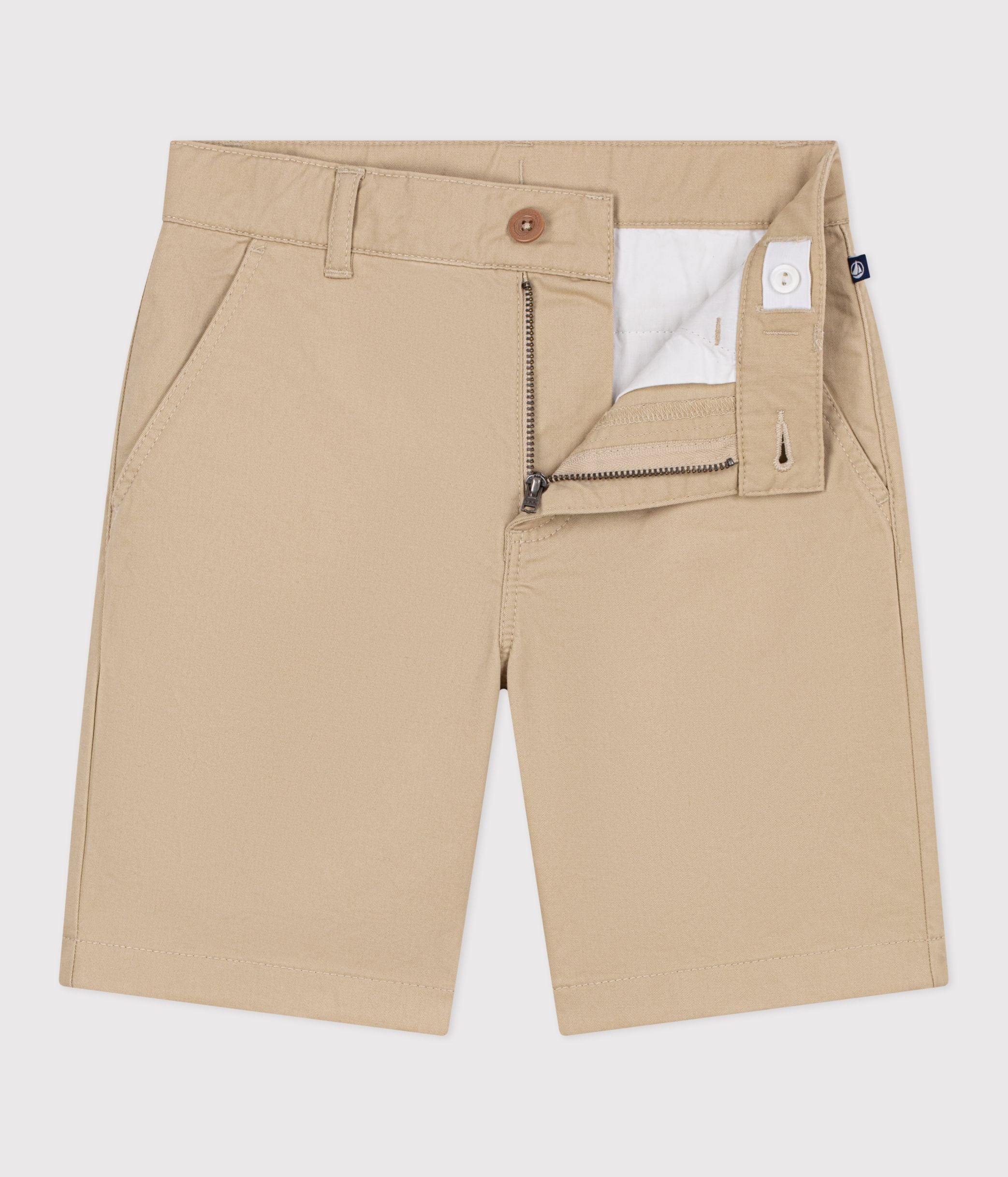 bermuda-short-enfant-en-coton-uni