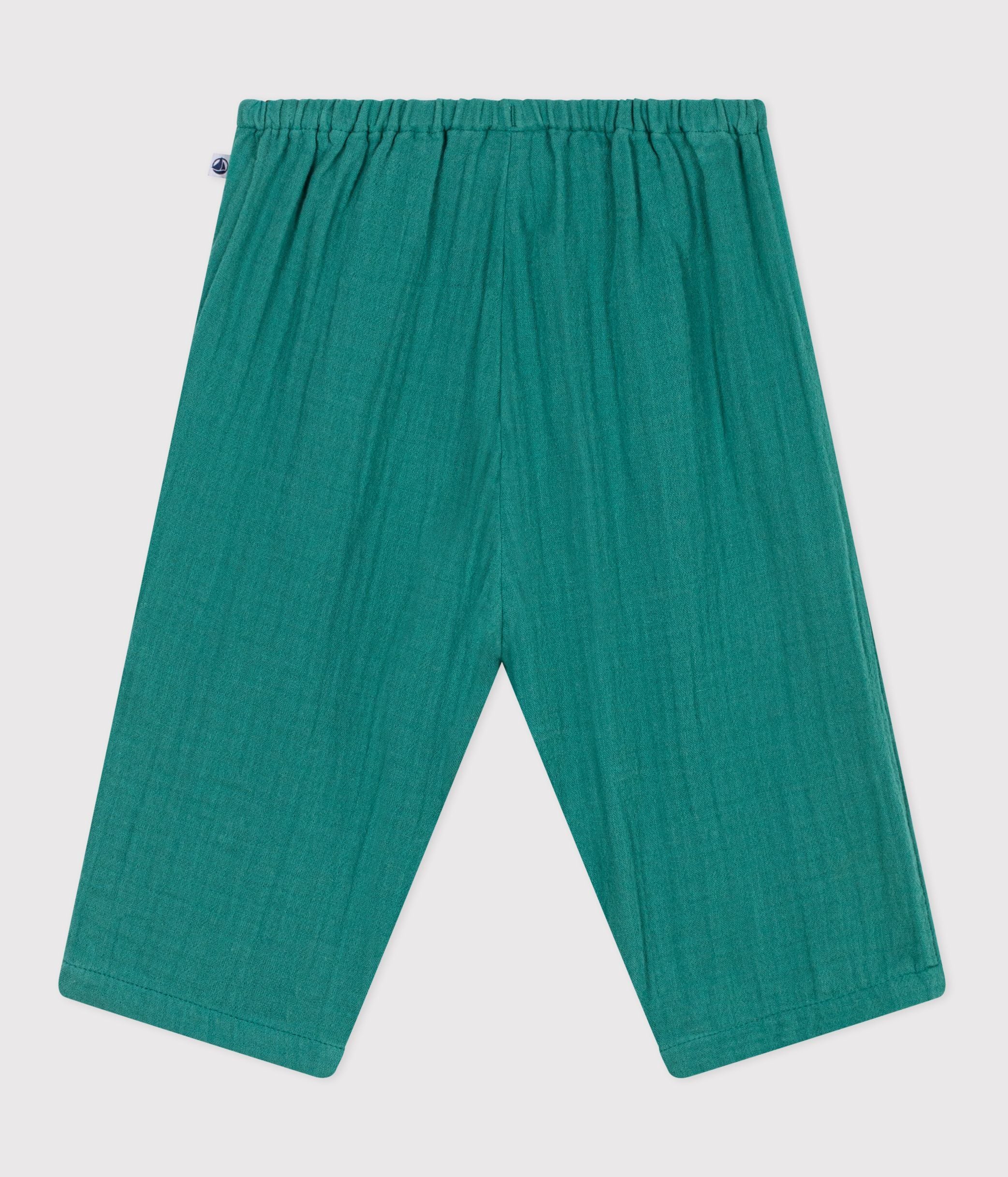 pantalon-bébé-en-coton-uni