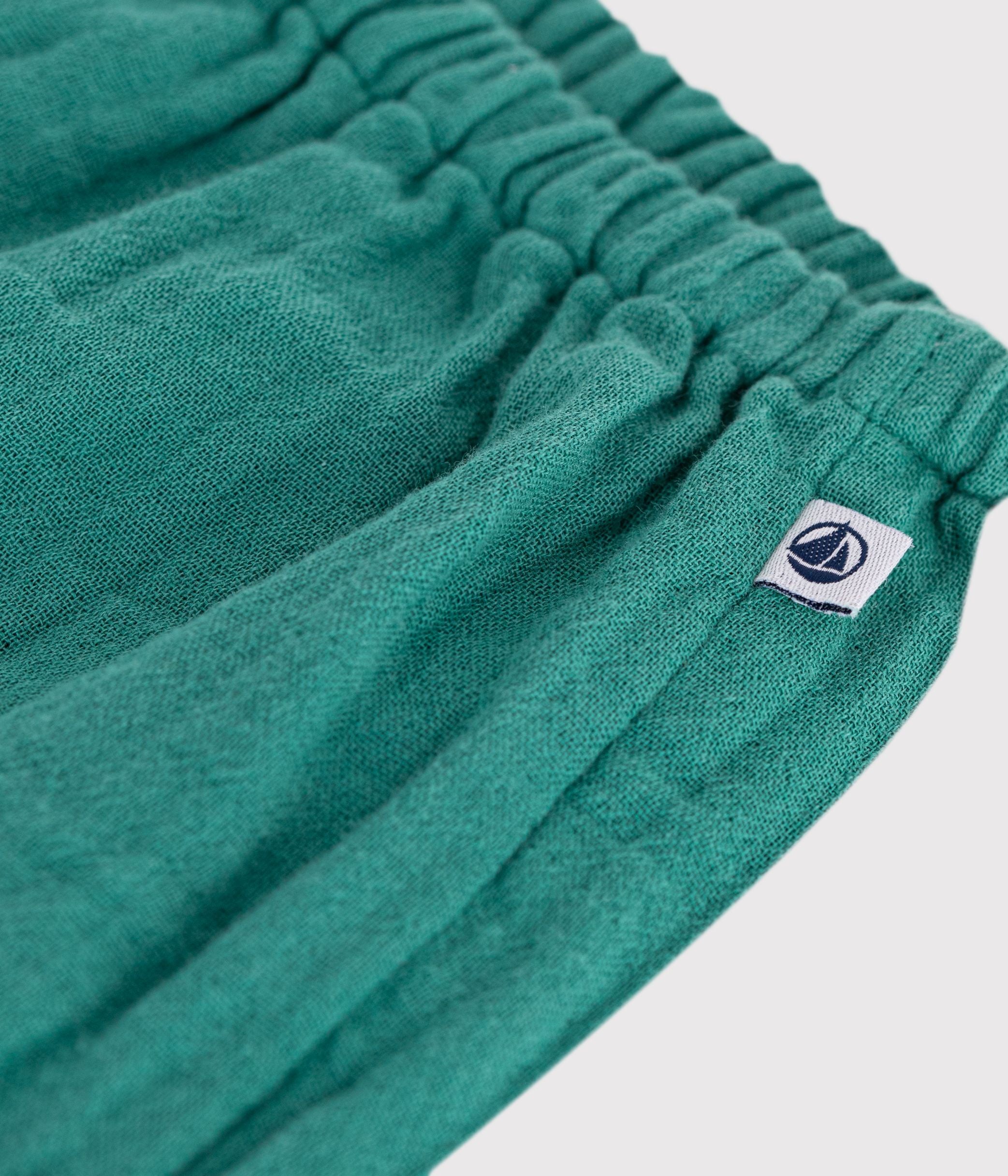 pantalon-bébé-en-coton-uni
