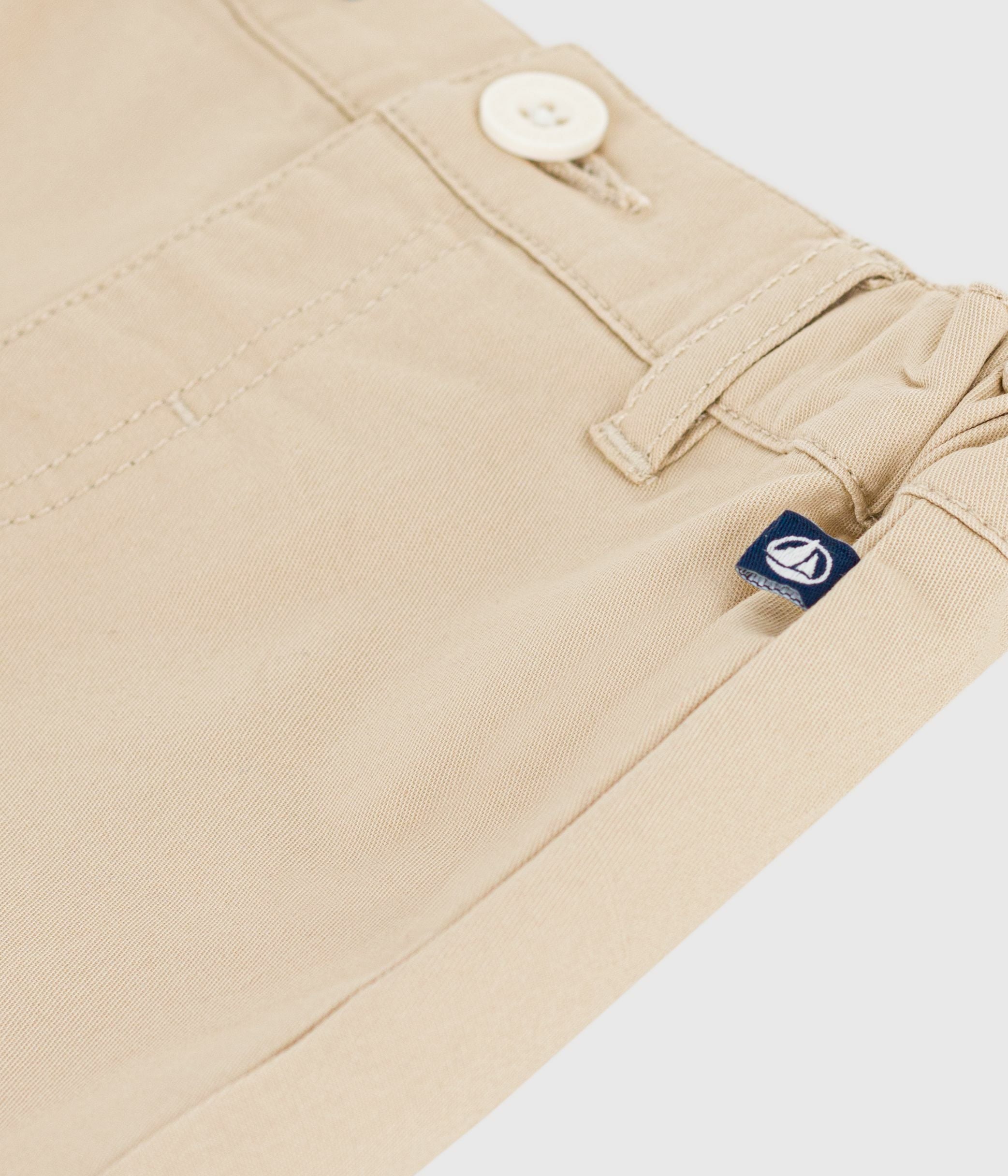 short-bébé-en-coton-uni