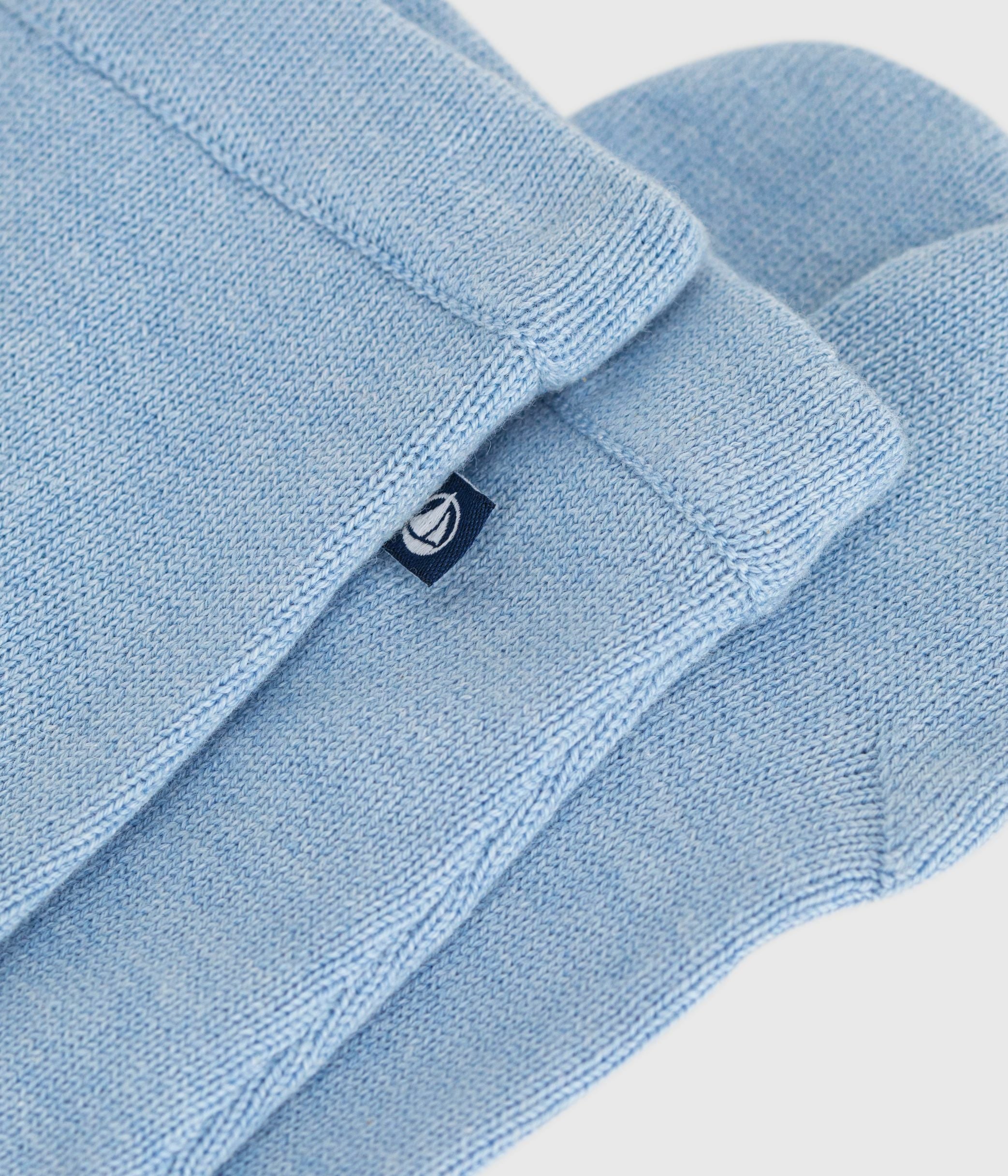 pantalon-bébé-en-tricot-laine-et-coton