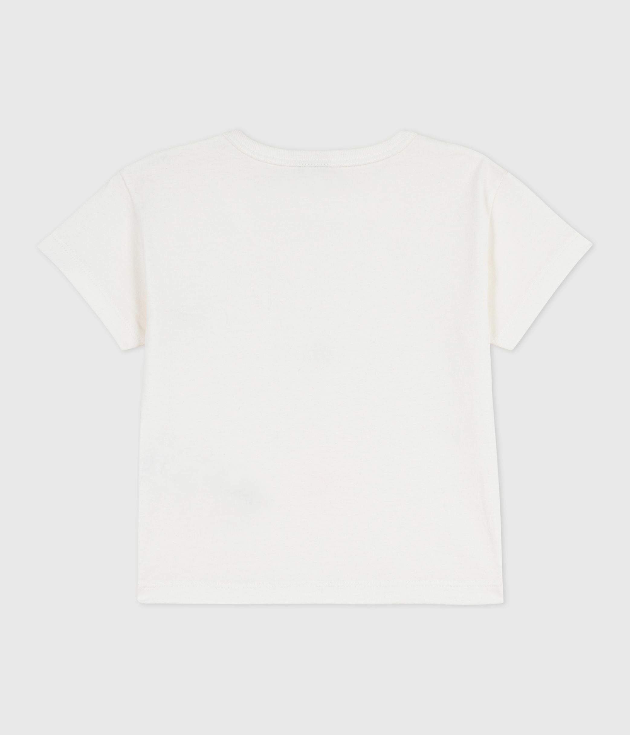 tee-shirt-bébé-en-coton-à-manches-courtes,-uni