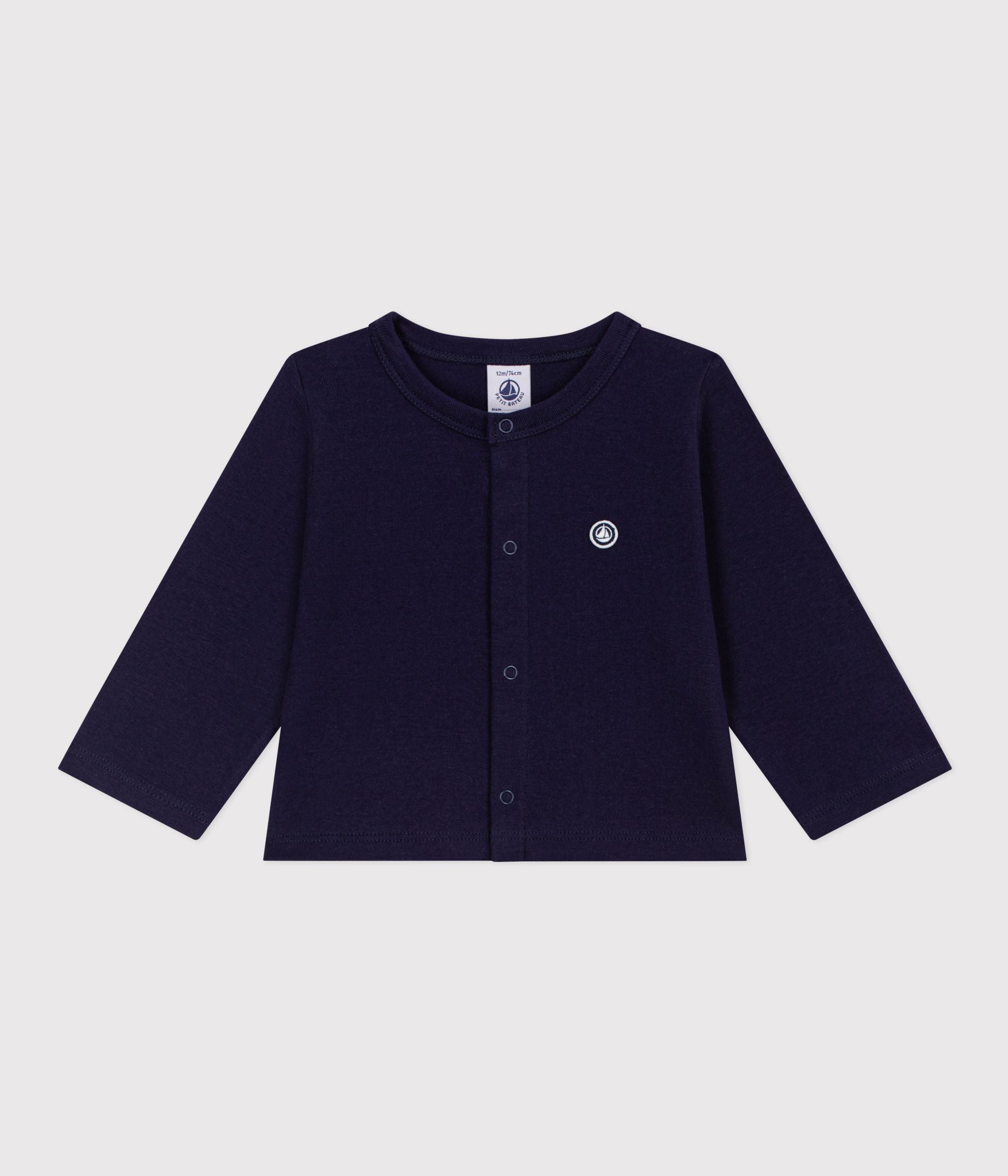 cardigan-bébé-en-coton-uni