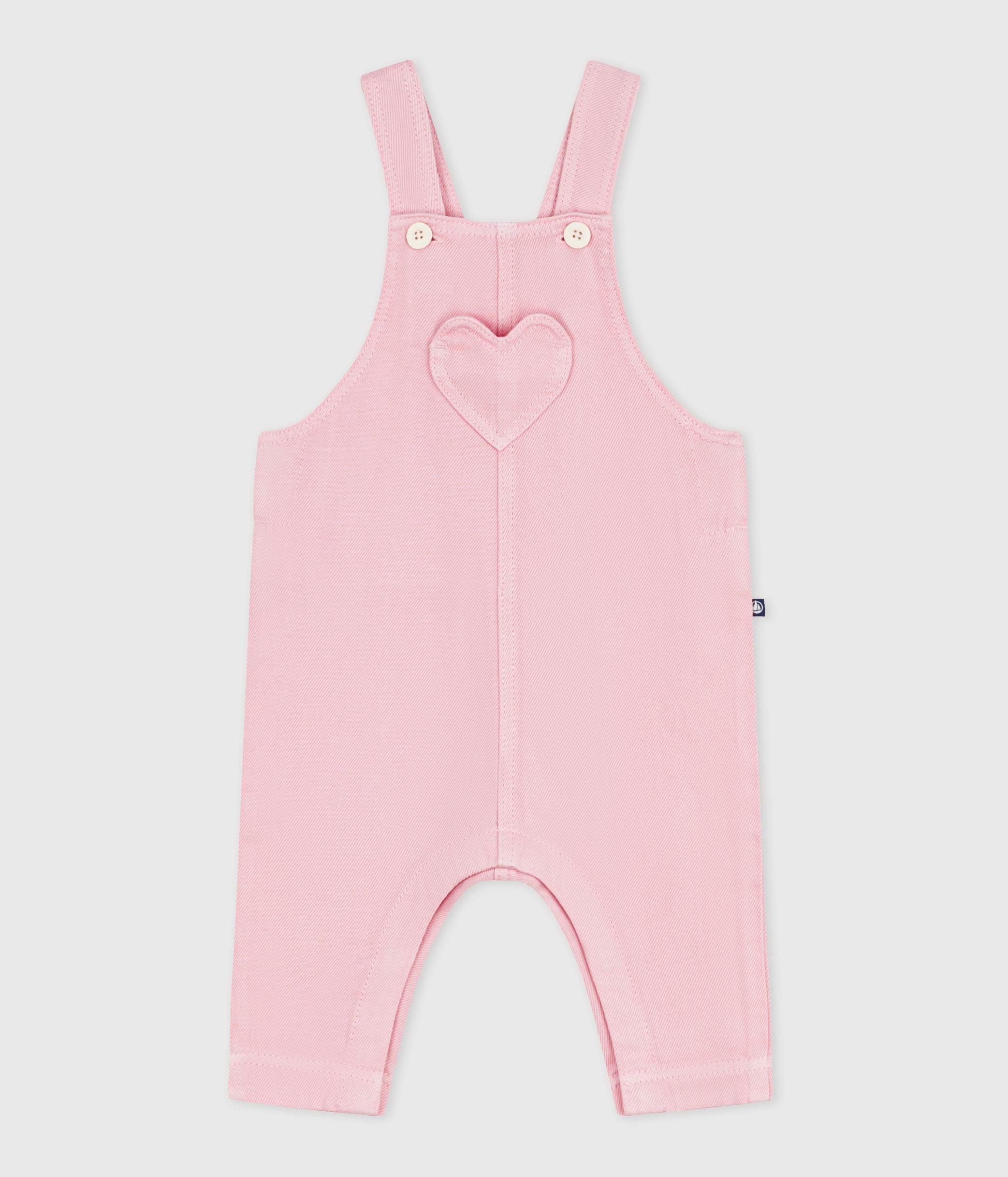 salopette-longue-bébé-en-coton,-unie