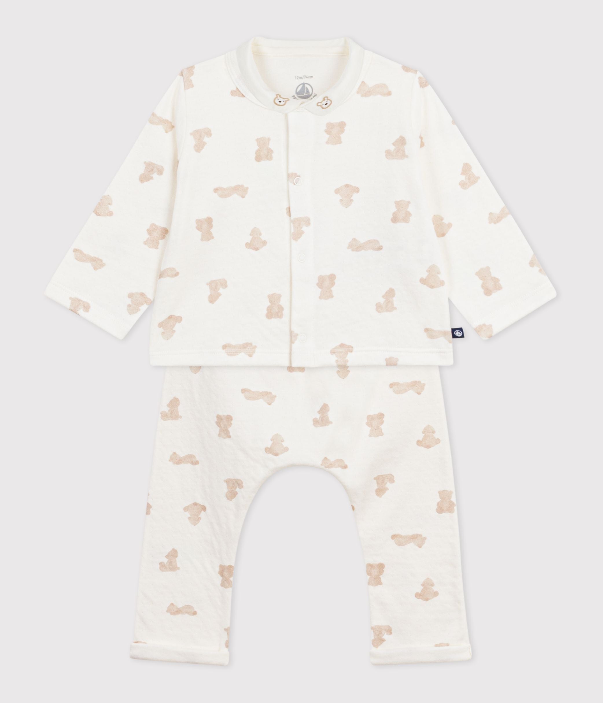 ensemble-3-pièces-bébé-en-coton,-imprimé-oursons