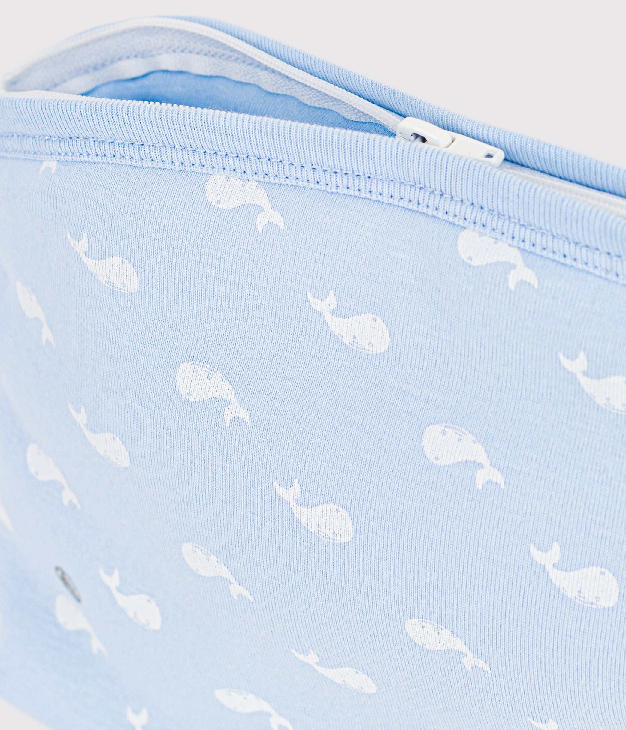 pochette-bébé-en-coton-imprimé-baleines