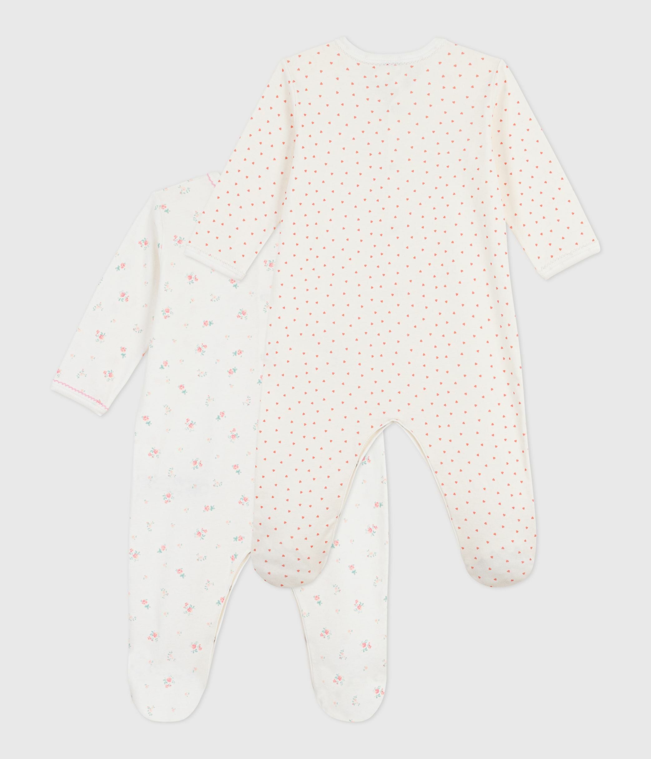 lot-de-2-pyjamas-bébé-en-coton-imprimé
