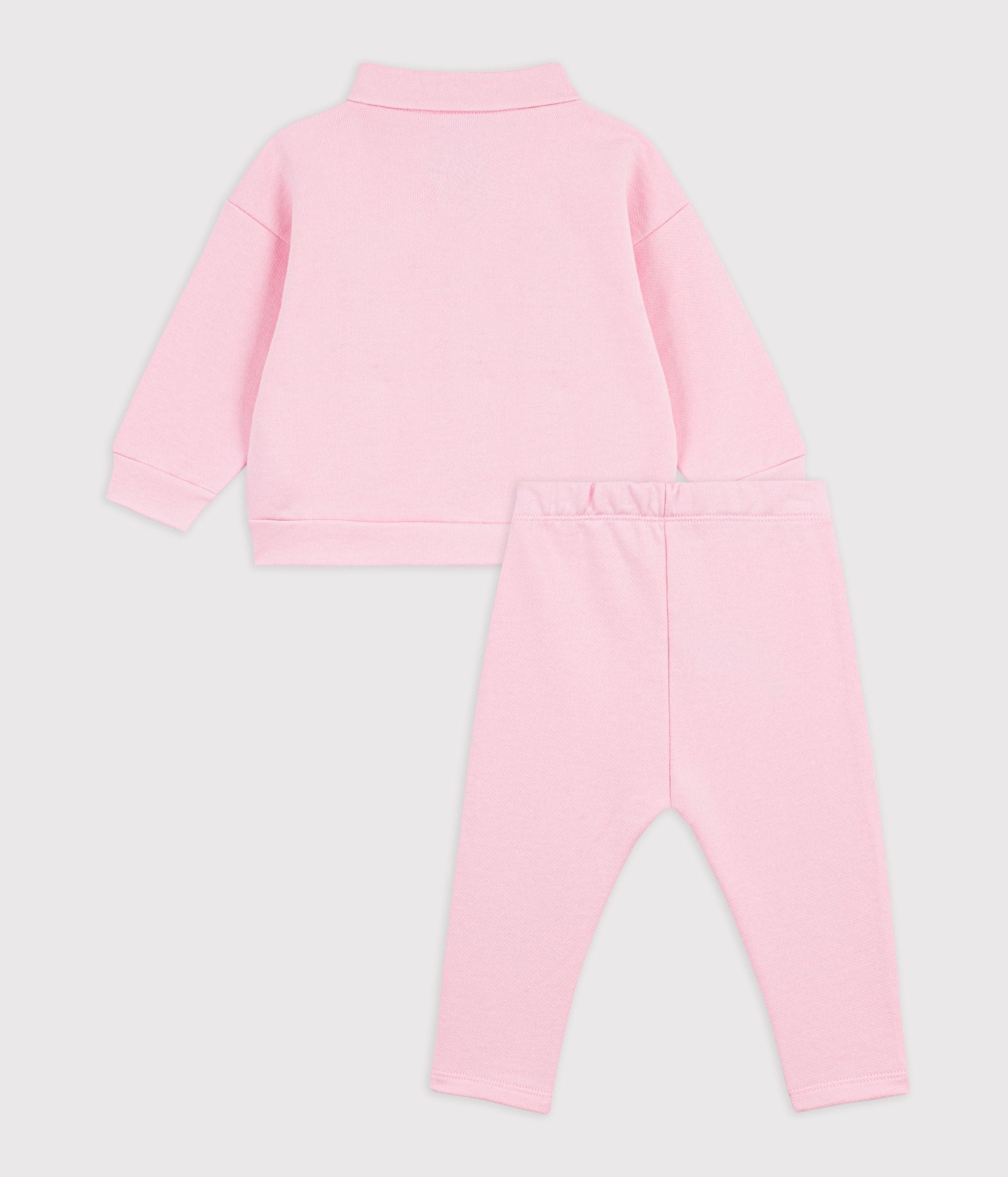 ensemble-sweatshirt-et-pantalon-bébé-en-coton-uni