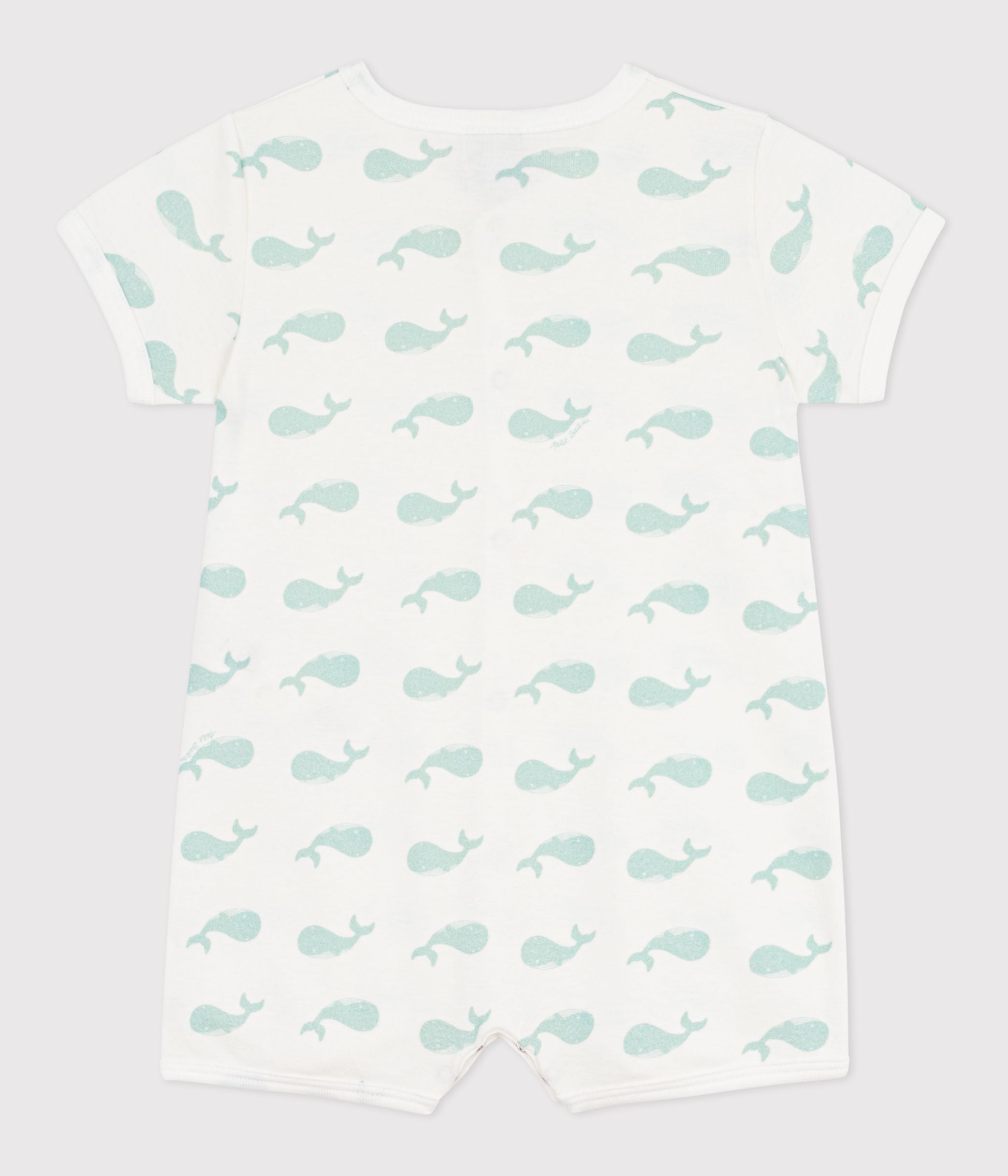 combinaison-courte-bébé-en-coton-imprimé-baleine
