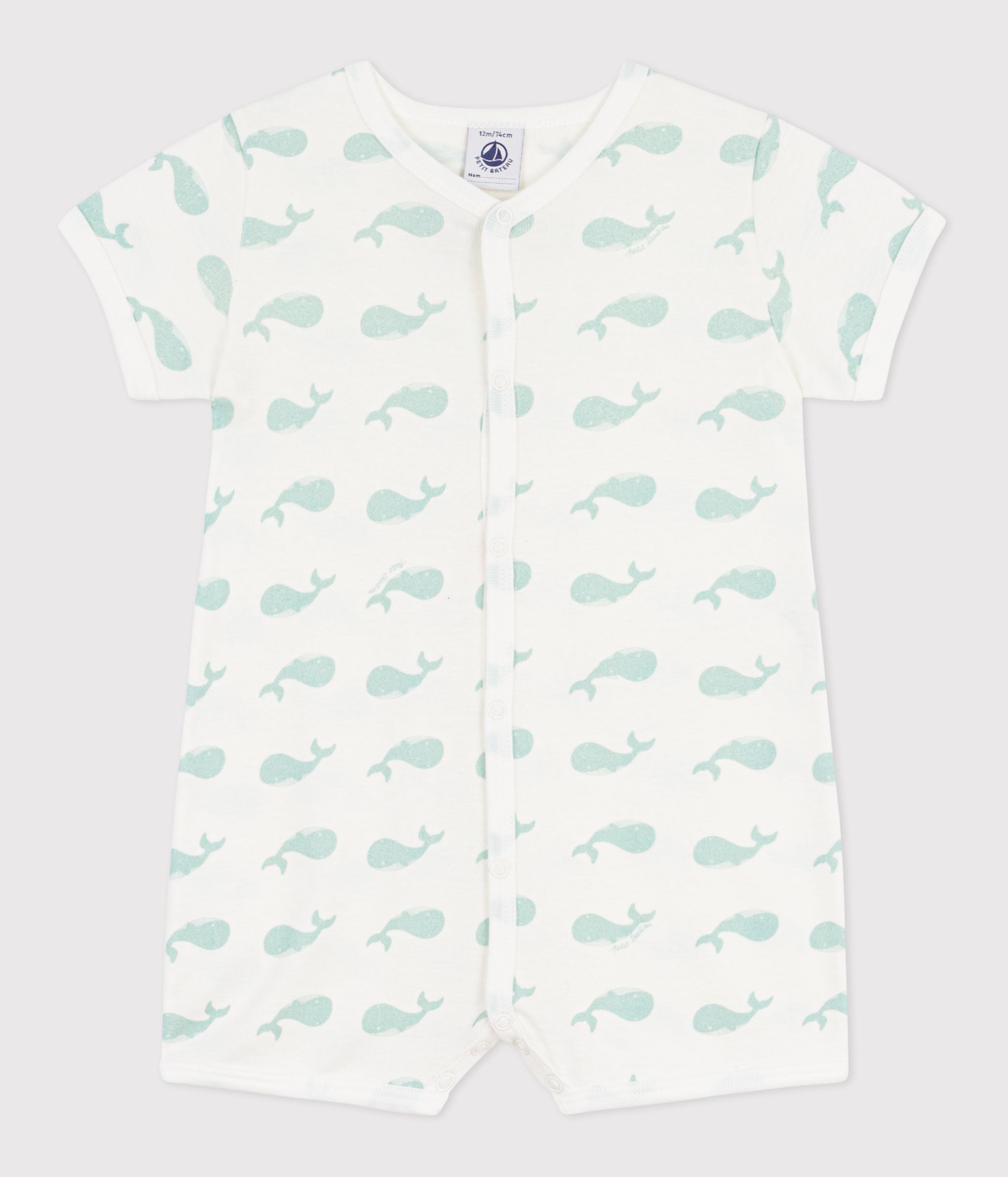 combinaison-courte-bébé-en-coton-imprimé-baleine