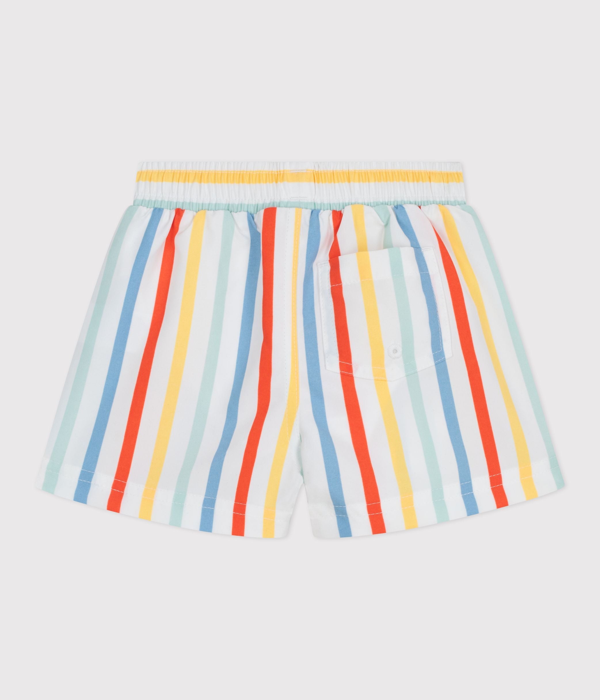 short-de-bain-bébé-rayé