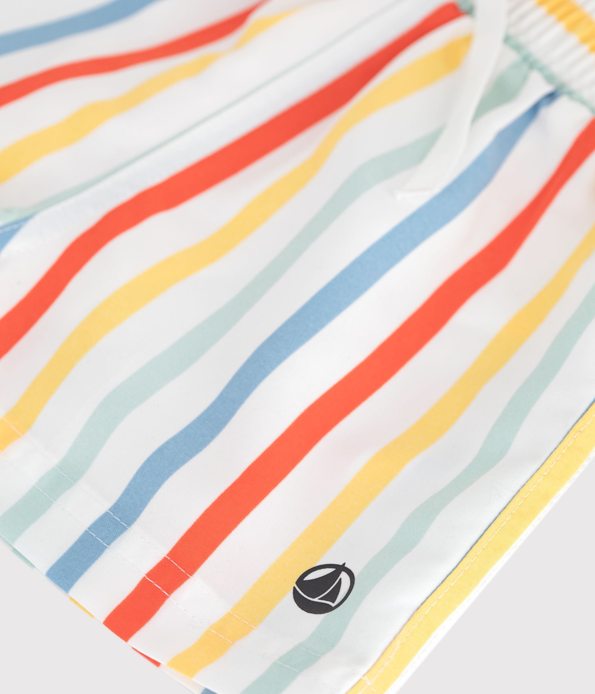 short-de-bain-bébé-rayé