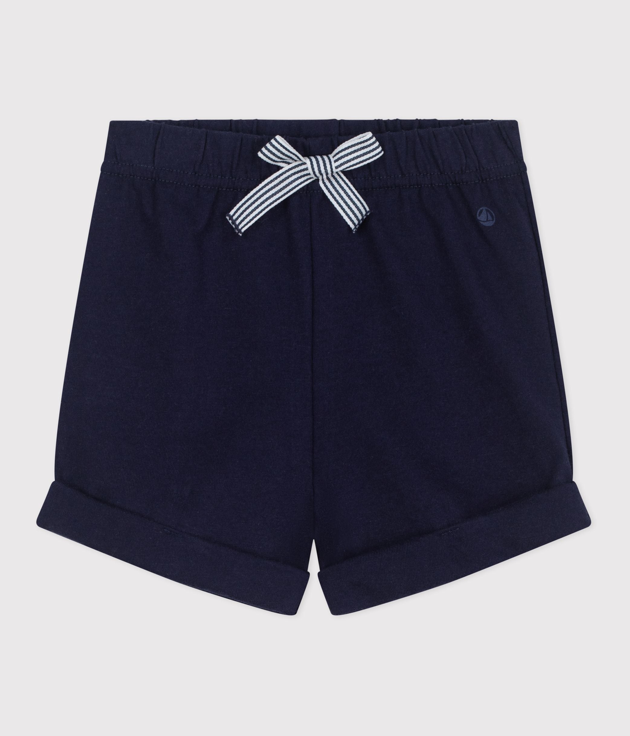 short-bébé-en-coton-uni