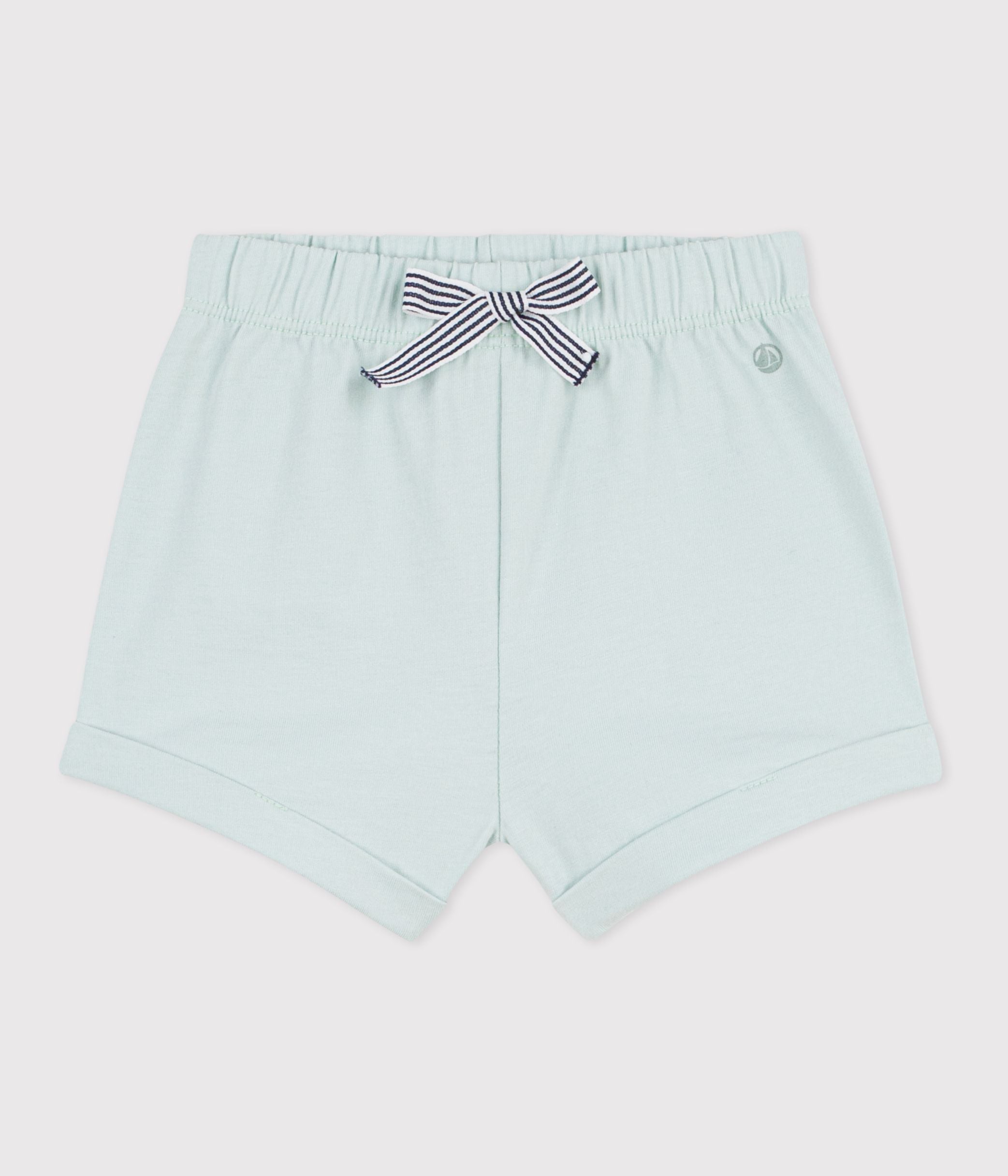 short-bébé-en-coton-uni