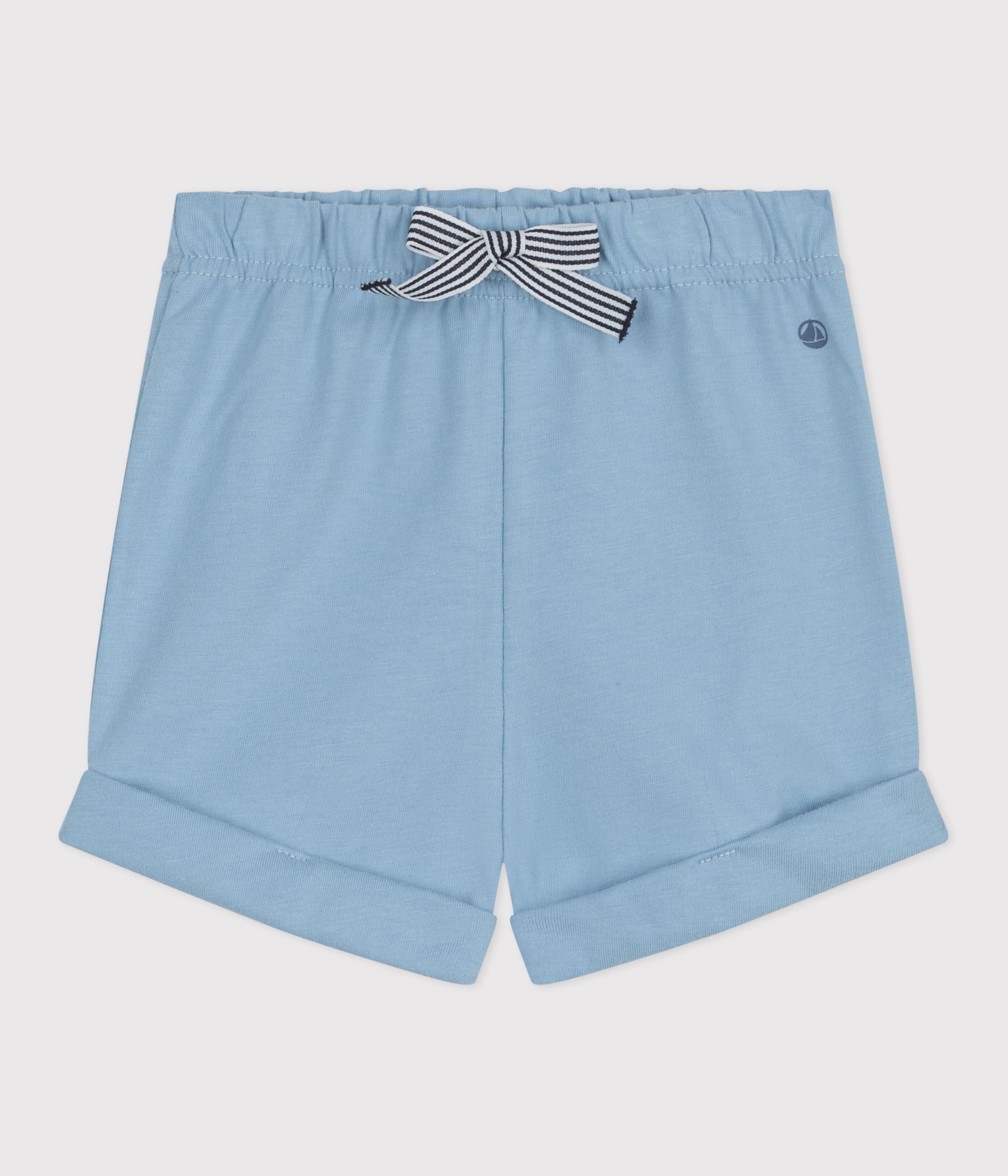 short-bébé-en-coton-uni