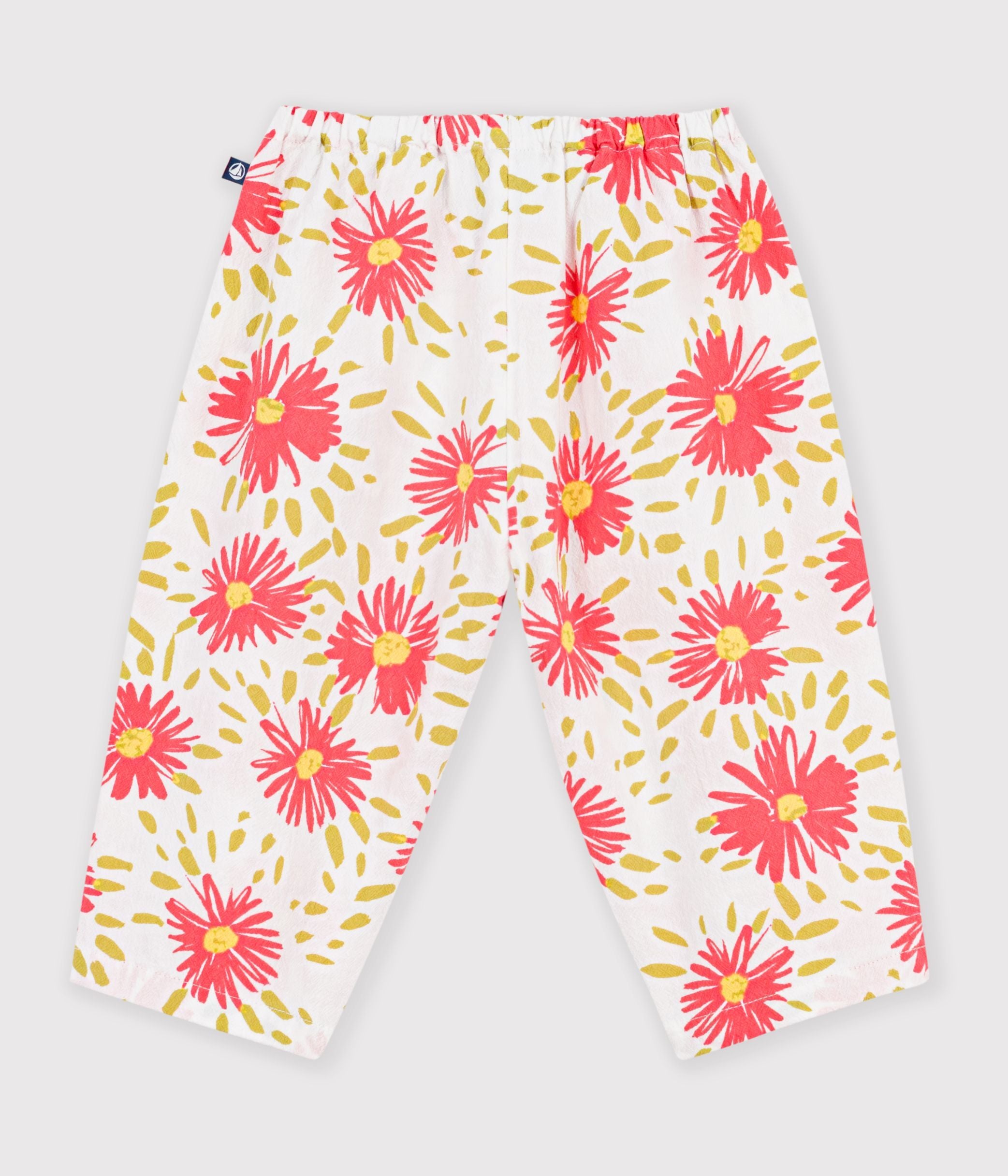 pantalon-bébé-en-coton-imprimé-fleurs